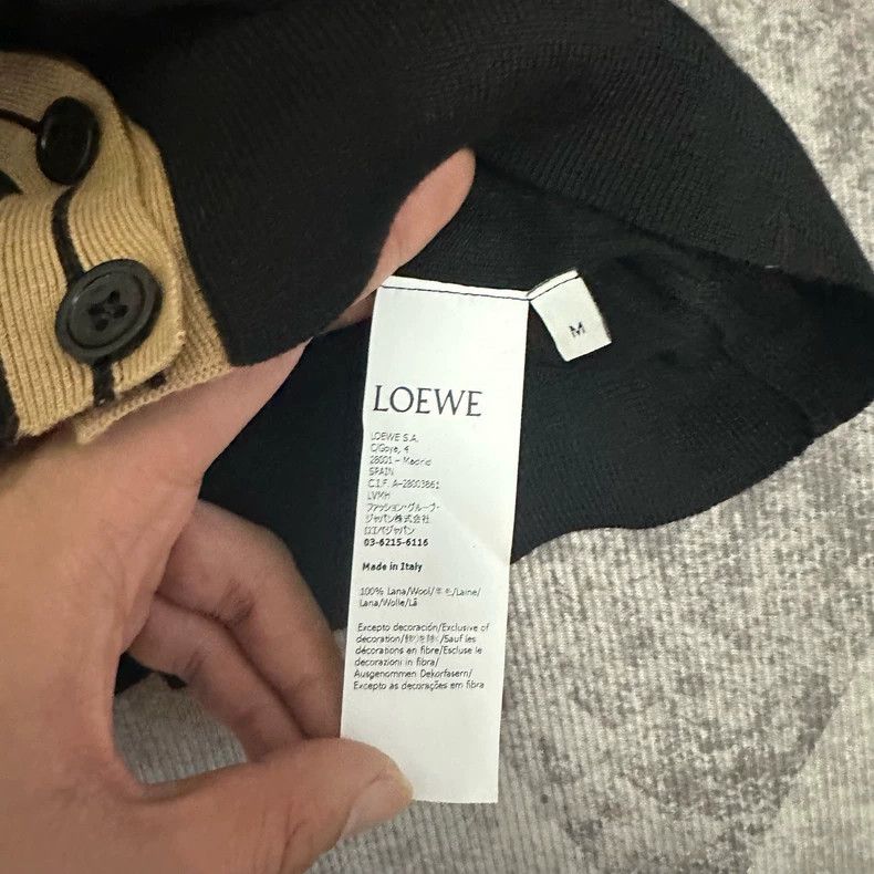Loewe LOEWE Pure wool cardigan Size M / US 6-8 / IT 42-44 - 4 Thumbnail