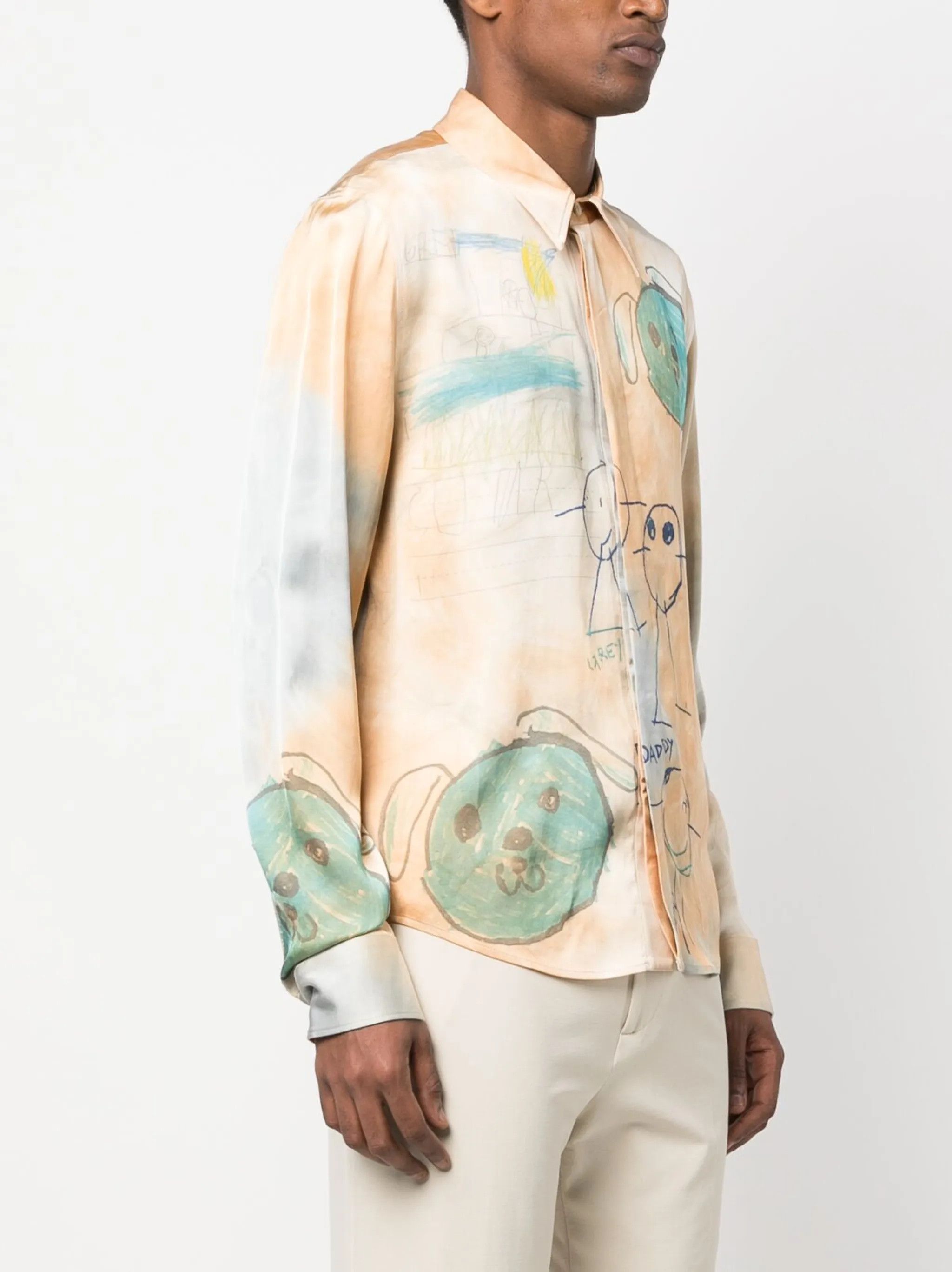 Off-White o1y0325 Patterned Shirt in Multicolor Size US M / EU 48-50 / 2 - 3 Thumbnail