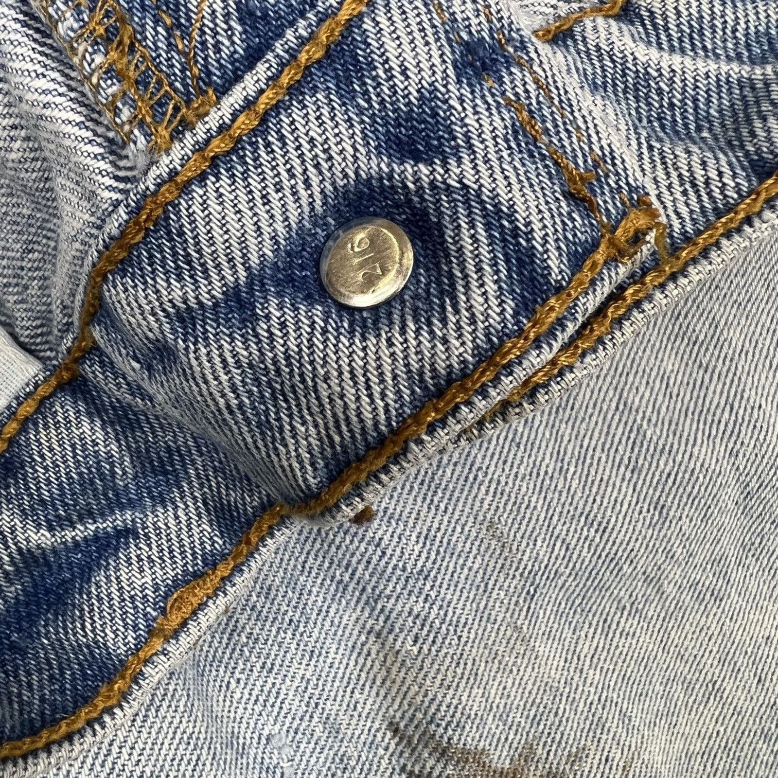 Levi's × Vintage Vintage Levi's 619 Jeans 32x29 Wide Baggy 90s Denim Pants Size US 32 / EU 48 - 4 Thumbnail