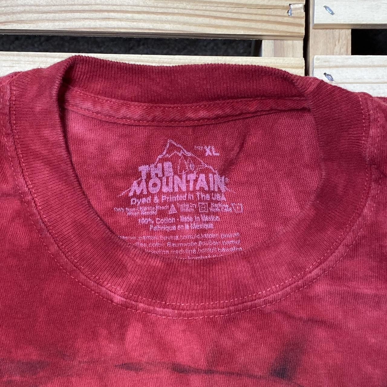 The Mountain The Mountain Red Big Face Skull Y2K Tee Size XL Size US XL / EU 56 / 4 - 3 Thumbnail