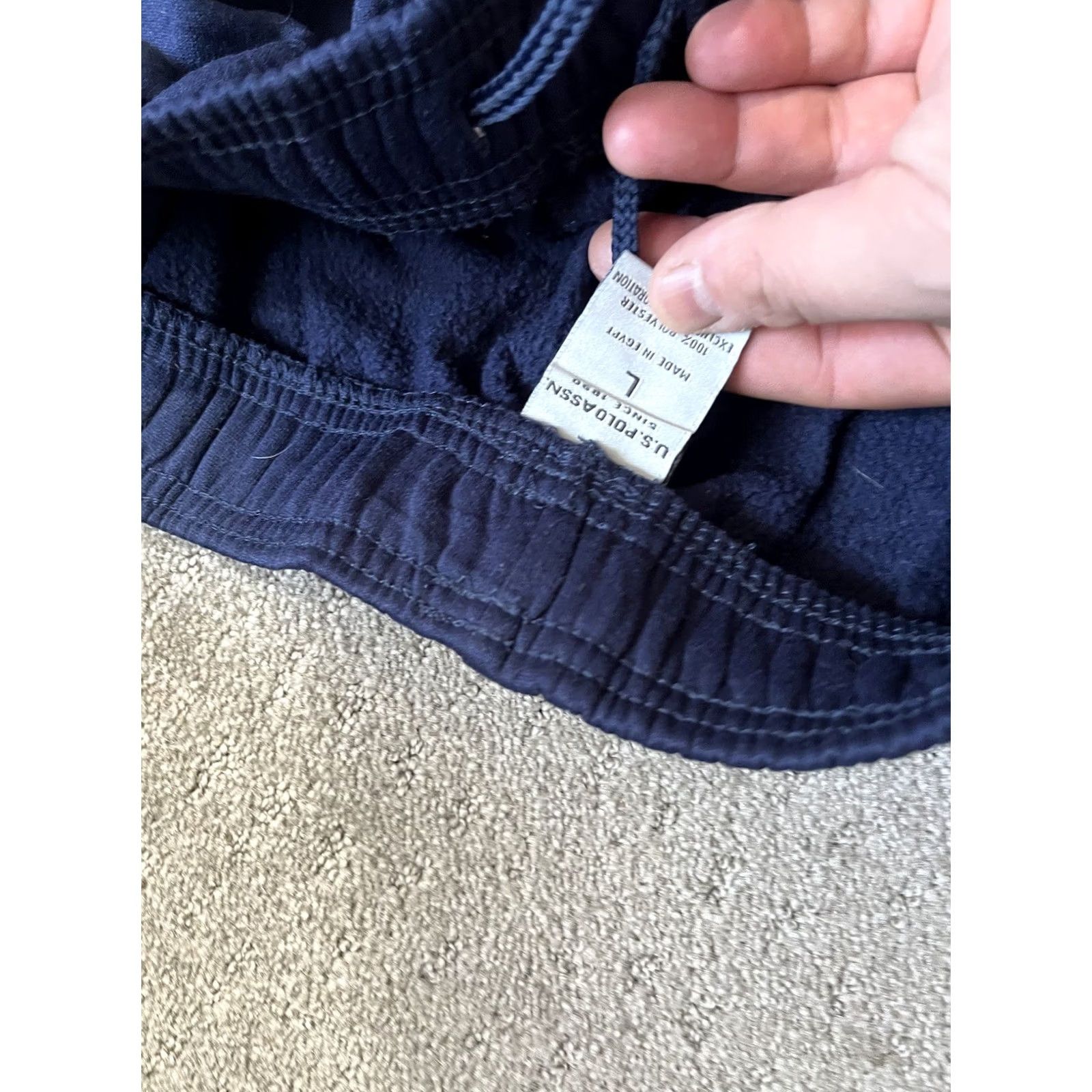 U.S. Polo Assn. U.S. Polo Assn. Sweatpants Men’s Large Blue Joggers Logo Casual Loungewear Pants Size US L / EU 52-54 / 3 - 5 Thumbnail