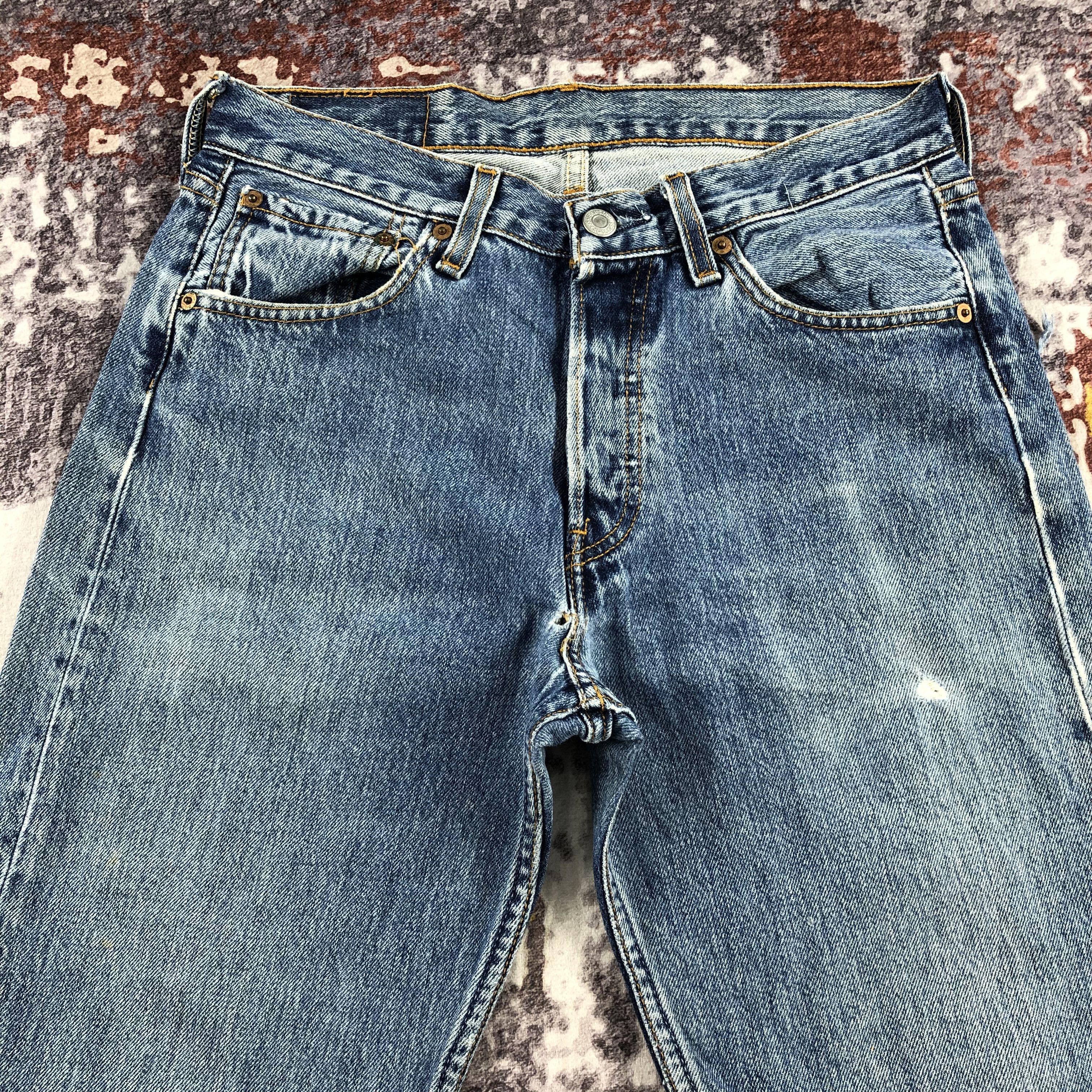 Levi's × Vintage Vintage Blue Wash Levis 501 Jeans-JM2299 Size US 30 / EU 46 - 3 Thumbnail