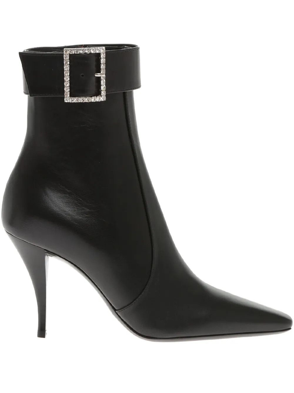 Saint Laurent Paris o1y0126 Ankle Boots in Black Size US 7 / IT 37 - 1 Thumbnail