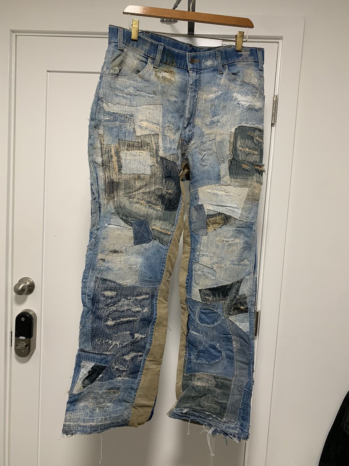 Vintage Bizzrad Scabbed Jeans Size US 34 / EU 50 - 1 Thumbnail