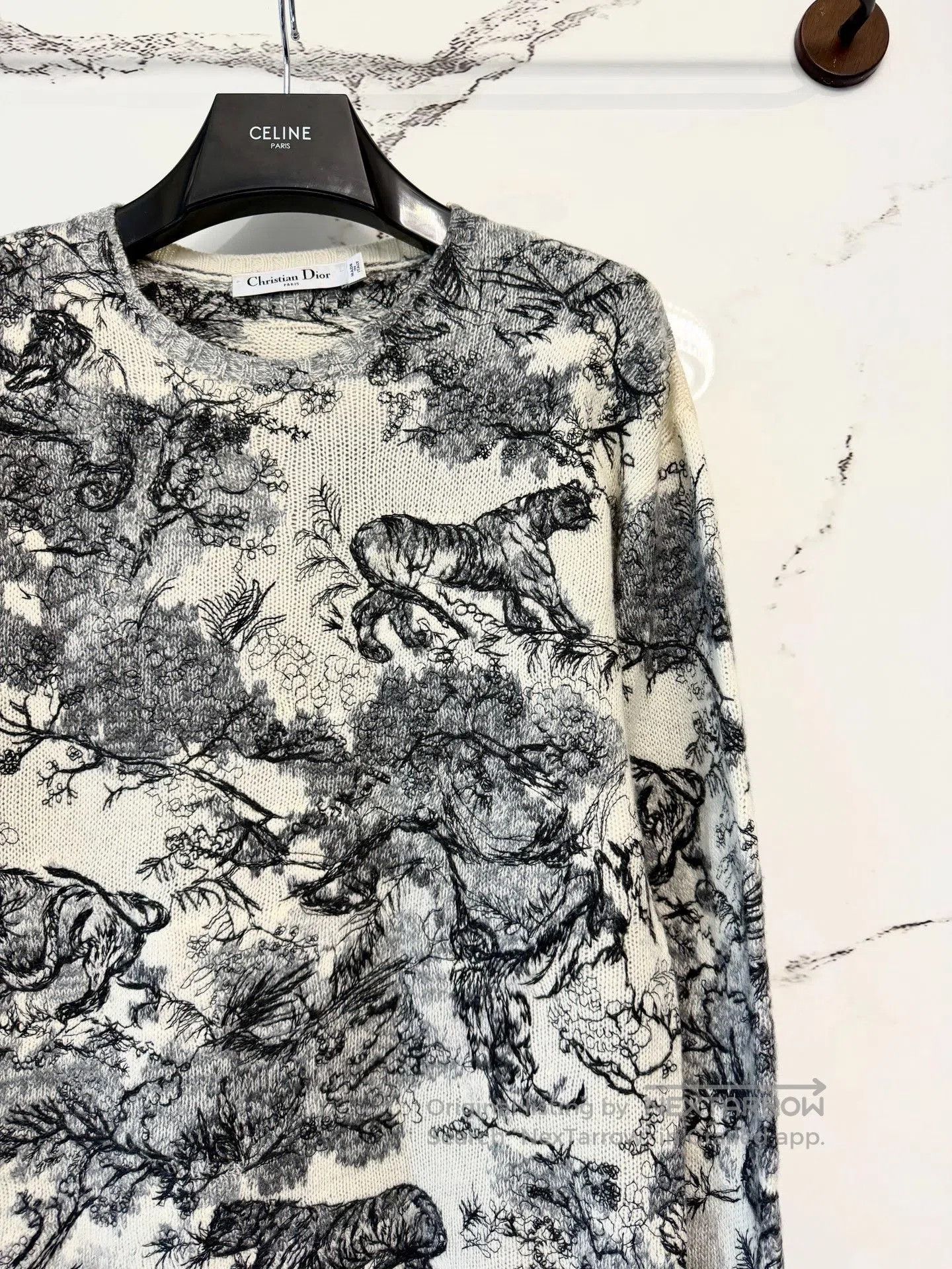 Dior Dior Zoo Collection Cashmere Sweater. Size XXS / US 00 / IT 34 - 2 Thumbnail