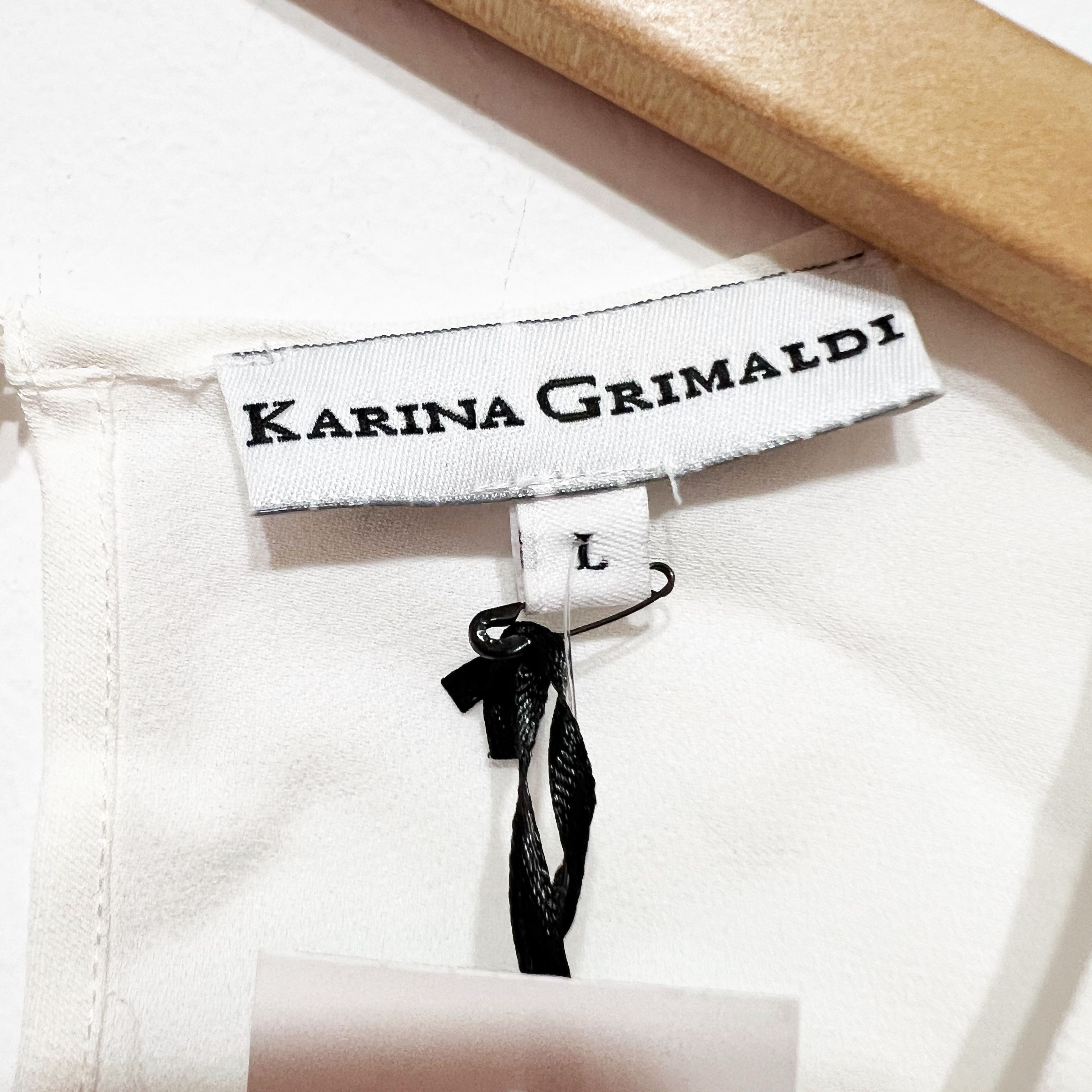 Karina Grimaldi NEW Karina Grimaldi Fringe Tassel Sleeveless Size L / US 10 / IT 46 - 2 Thumbnail