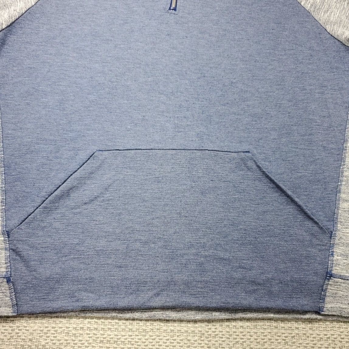 Tommy Bahama Tommy Bahama Pullover 1/4 Zip Long Sleeve Mens XL Blue Gray Heather Casual Size US XXL / EU 58 / 5 - 4 Thumbnail
