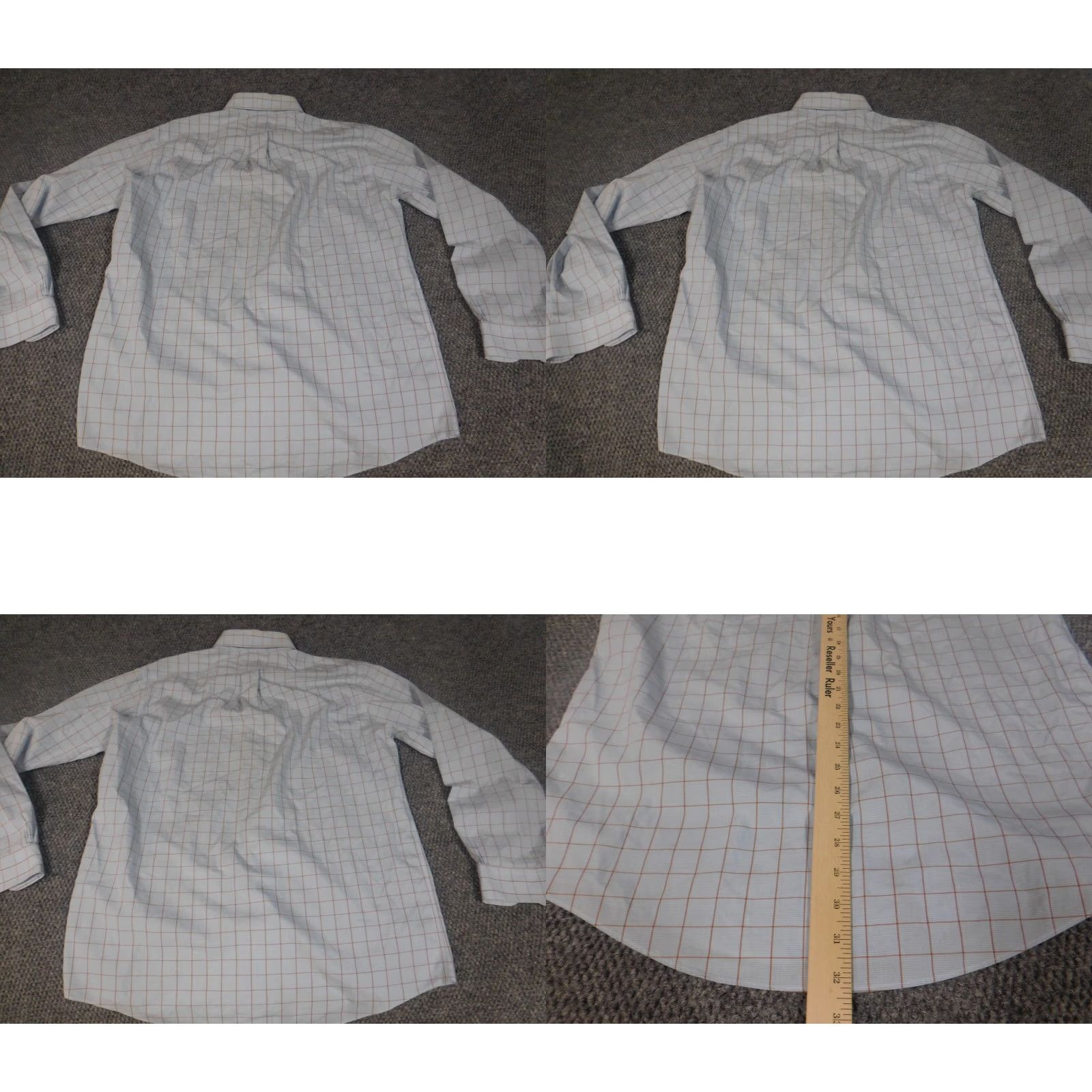 Brooks Brothers Brooks Brothers Dress Shirt 15.5 Mens Blue Plaid Button Up Office Workwear Shirt Long Sleeve Classic Fit Non-Iron Breathable Machine Washable Size US L / EU 52-54 / 3 - 8 Thumbnail