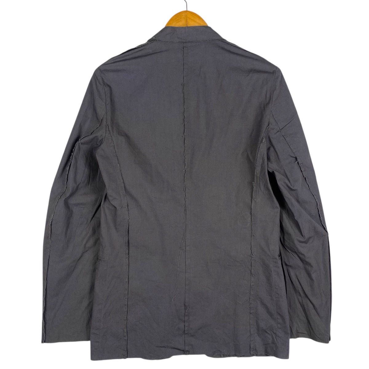 HENRY'S 💥 JACK HENRY PARIS RAW-EDGE DARK CHARCOAL LIGHT JACKET Size US S / EU 44-46 / 1 - 5 Thumbnail