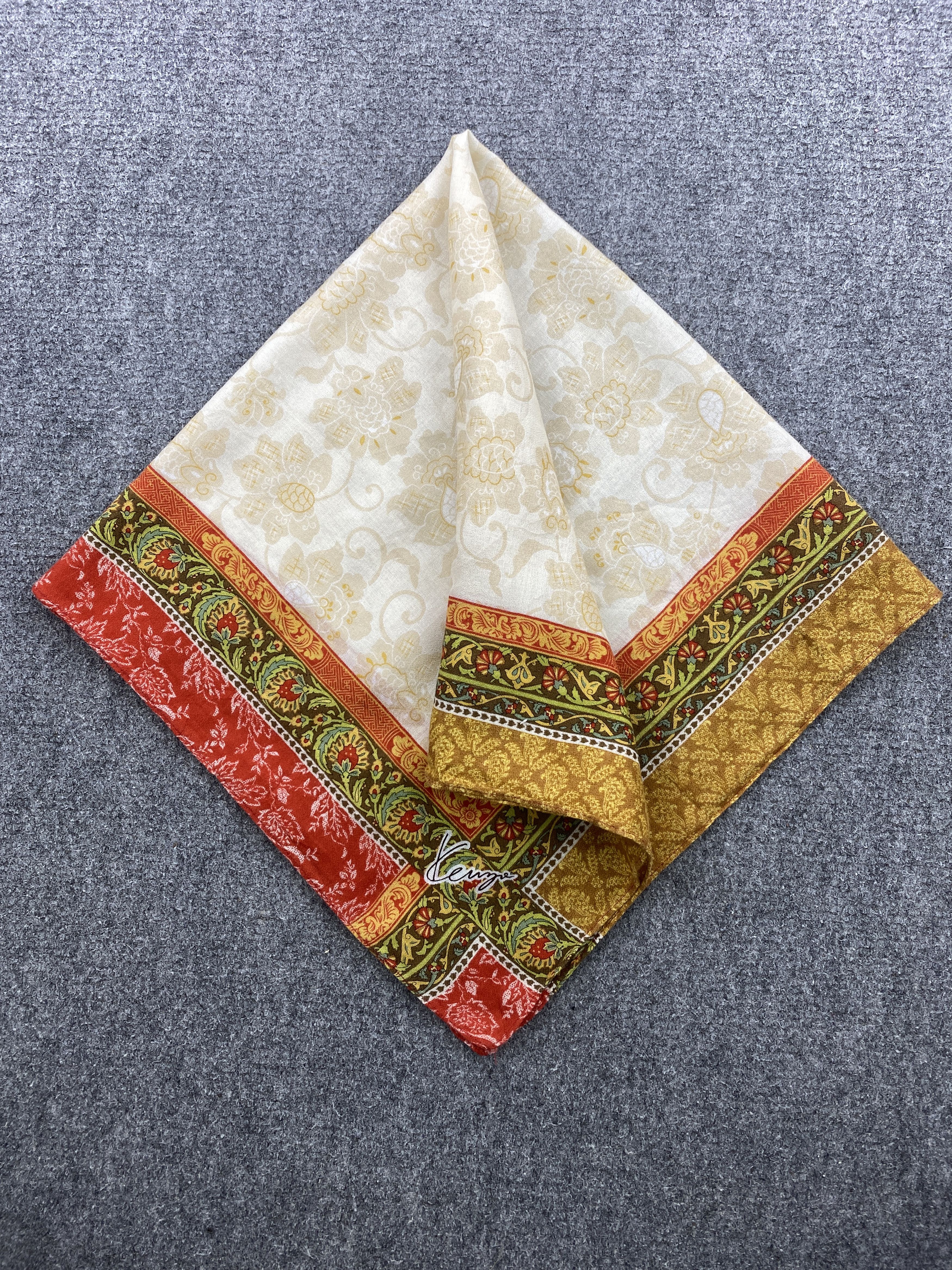 Kenzo Vintage Kenzo Handkerchief / Neckerchief / Bandana HKC0763 Size ONE SIZE - 3 Thumbnail
