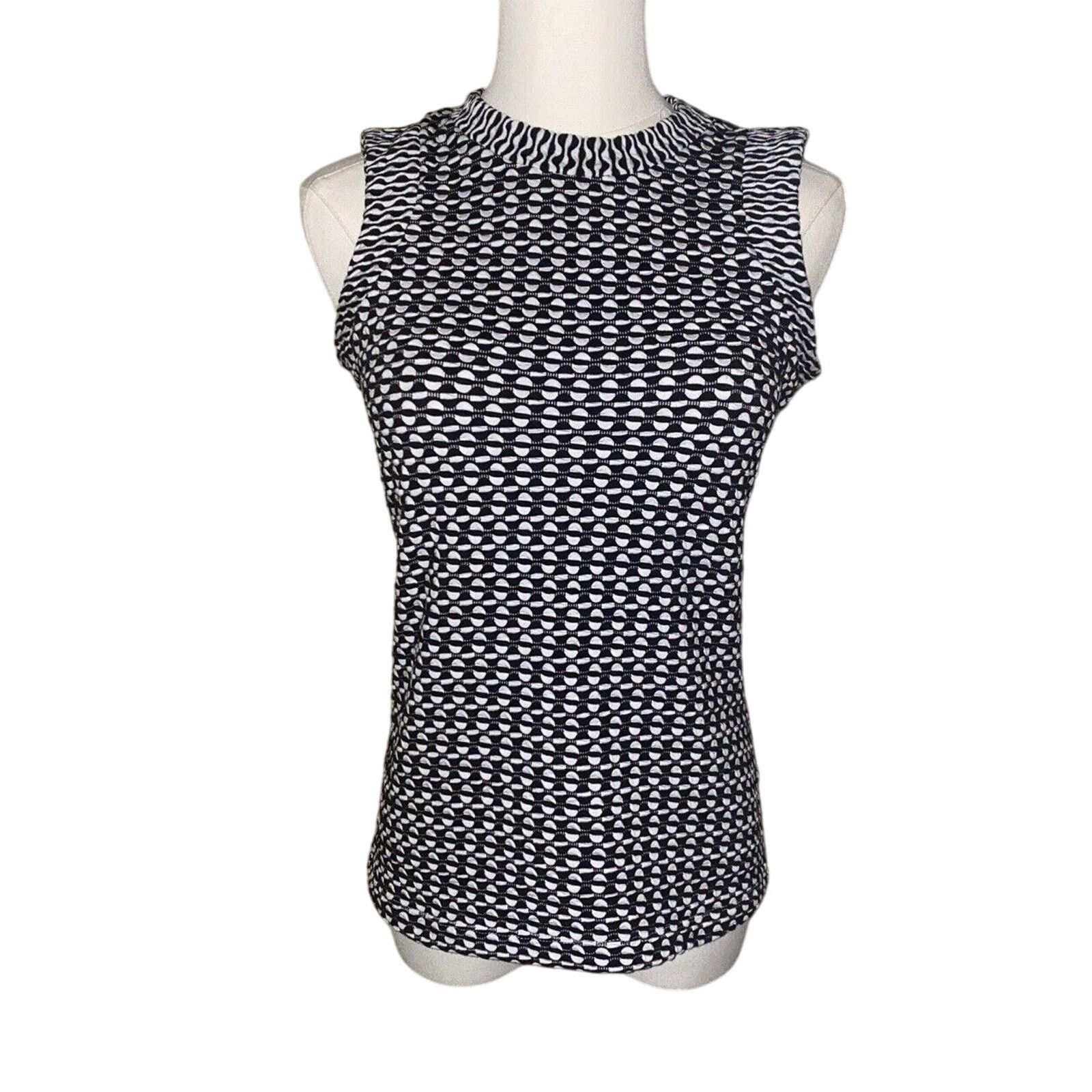 Anthropologie Anthropologie Maeve Pullover Top XS Black White Women's EUC Size XS / US 0-2 / IT 36-38 - 1 Thumbnail