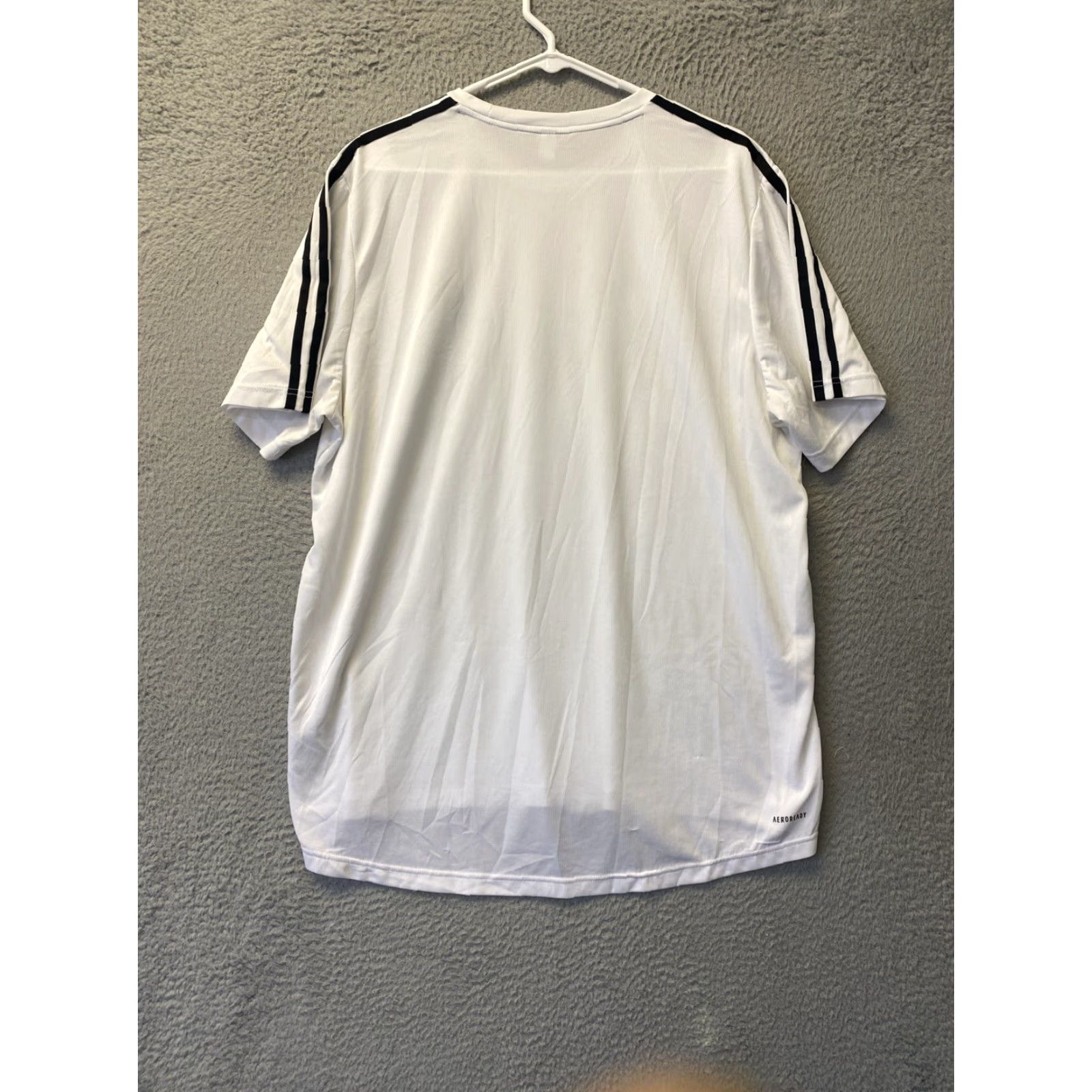 Adidas Adidas Aeroready T-Shirt Men XL White Short Sleeve Sports Training/42-73 Size US XL / EU 56 / 4 - 7 Thumbnail