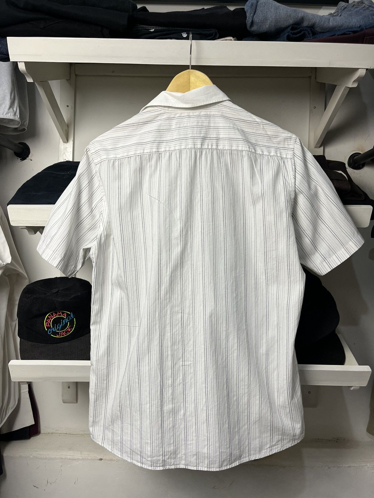 Japanese Brand × Y's × Yohji Yamamoto Ined Homme by Yohji Yamamoto stripes shirt Size US M / EU 48-50 / 2 - 2 Thumbnail