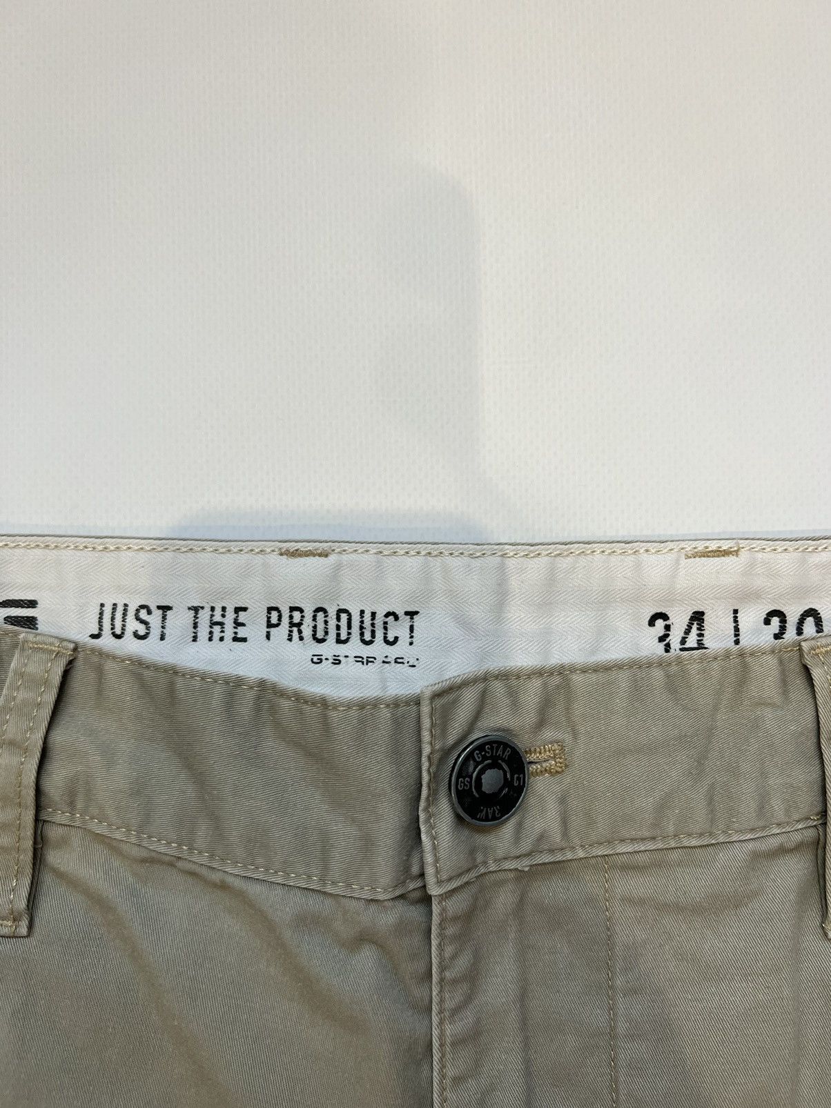 G-Star Vintage G Star Raw Beige Casual Pants Chino Size US 34 / EU 50 - 5 Thumbnail