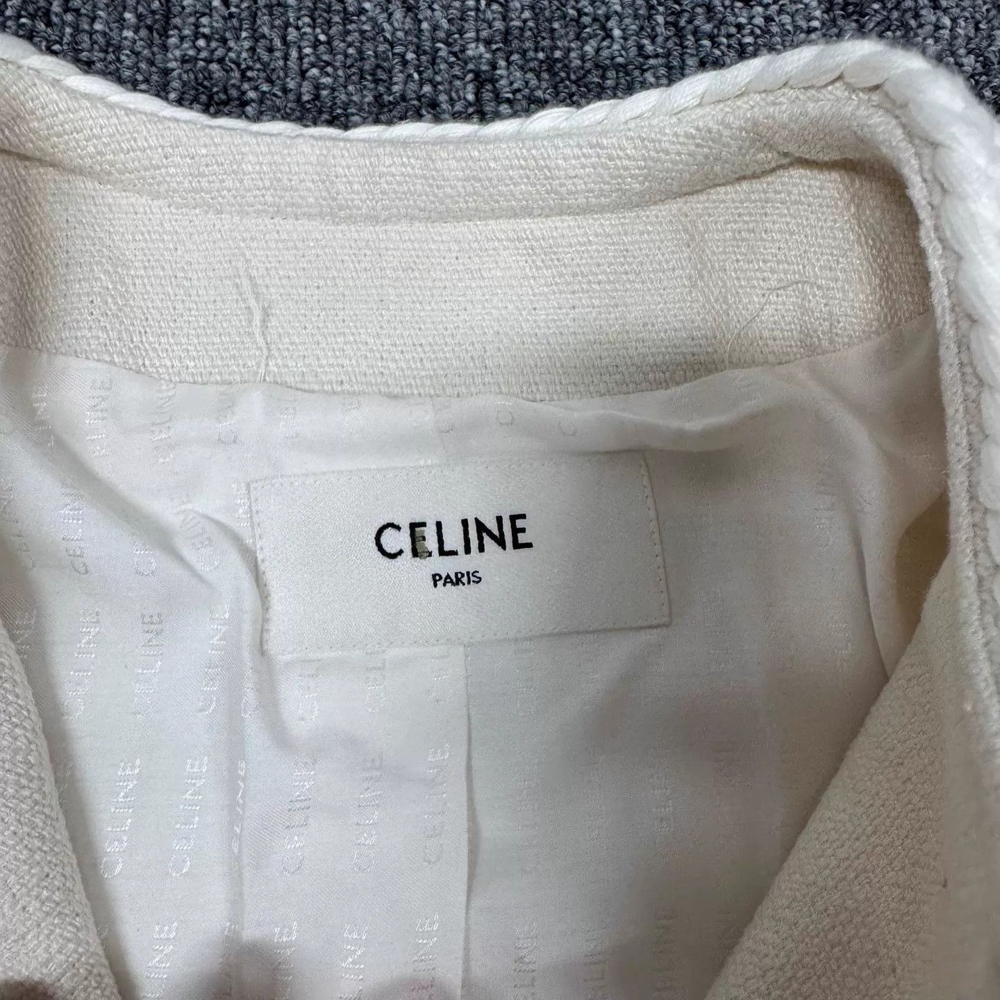 Celine Celine Cream Short Blazer 34 99 New Size XXS / US 00 / IT 34 - 5 Thumbnail