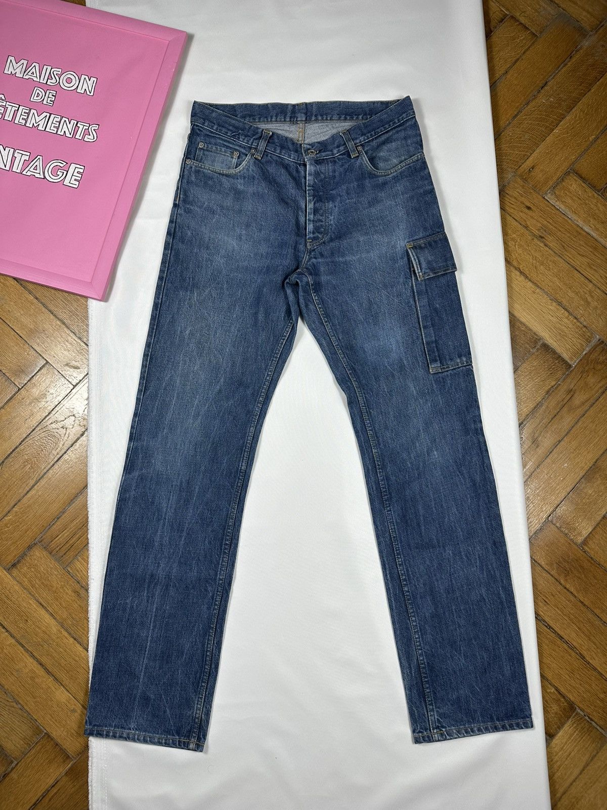 Helmut Lang × Vintage Archive Helmut Lang Denim Cargo One Pocket Size US 32 / EU 48 - 3 Thumbnail