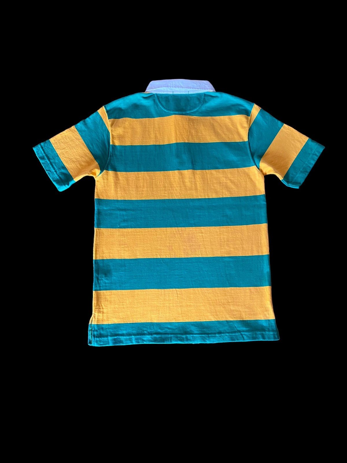 Designer Vintage Japan Brand Livre Claire Striped Polo Tee Size US S / EU 44-46 / 1 - 2 Thumbnail