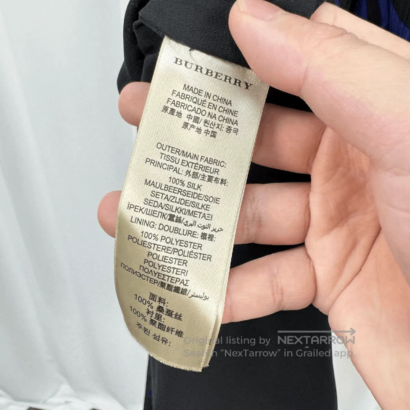 Burberry Burberry Silk Dress. Size M / US 6-8 / IT 42-44 - 7 Thumbnail