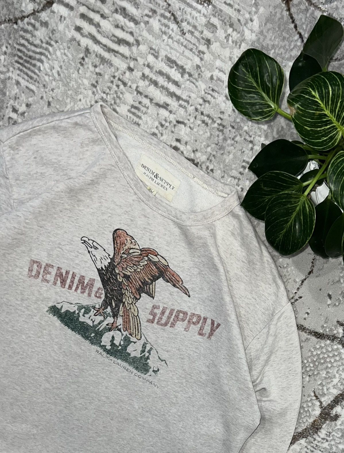 Denim & Supply Ralph Lauren × Polo Ralph Lauren × Vintage DENIM & SUPPLY POLO RALPH LAUREN VINTAGE 90S SWEATSHIRT Y2K Size US XL / EU 56 / 4 - 2 Thumbnail