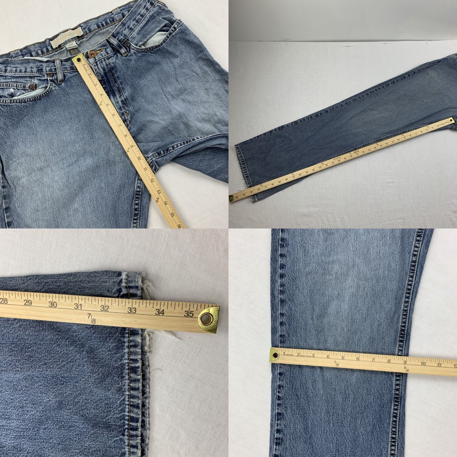 Vintage VINTAGE Urban Pipeline Jeans Adult 34x34 Blue Grunge Y2K Thrashed Faded Size US 34 / EU 50 - 8 Thumbnail