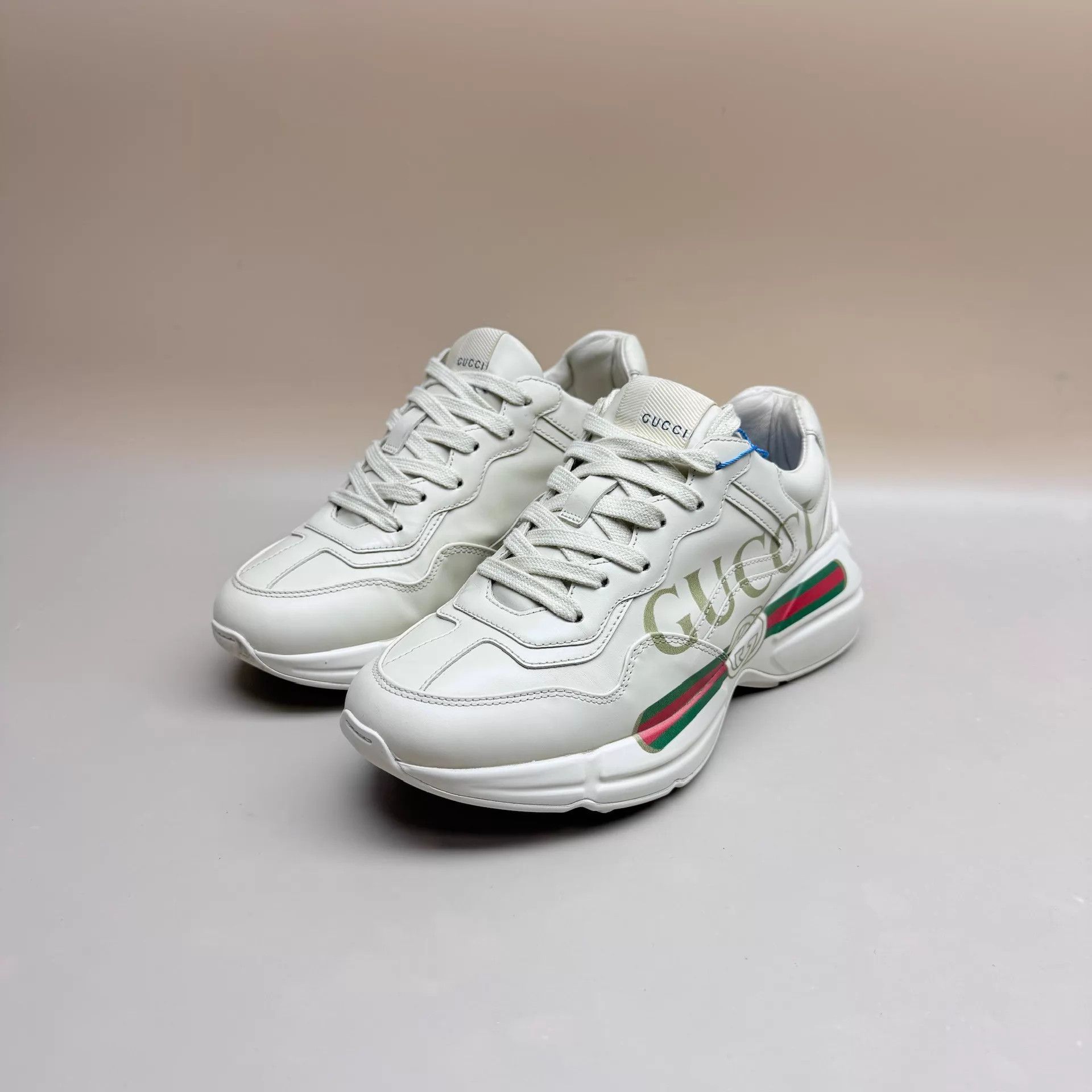 Gucci GUCCI GG Belt Print Dad Sneakers 36.5 95 New Size US 5 / IT 35 - 1 Thumbnail