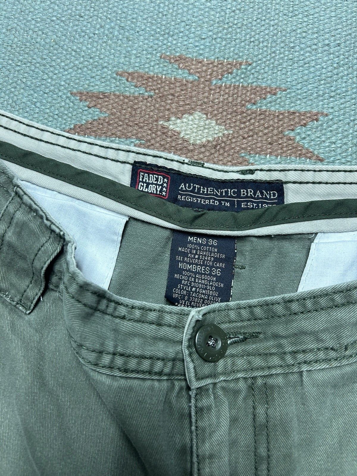 Faded Glory Faded glory cargo shorts chino twill utility distressed 36 Size US 36 / EU 52 - 5 Thumbnail