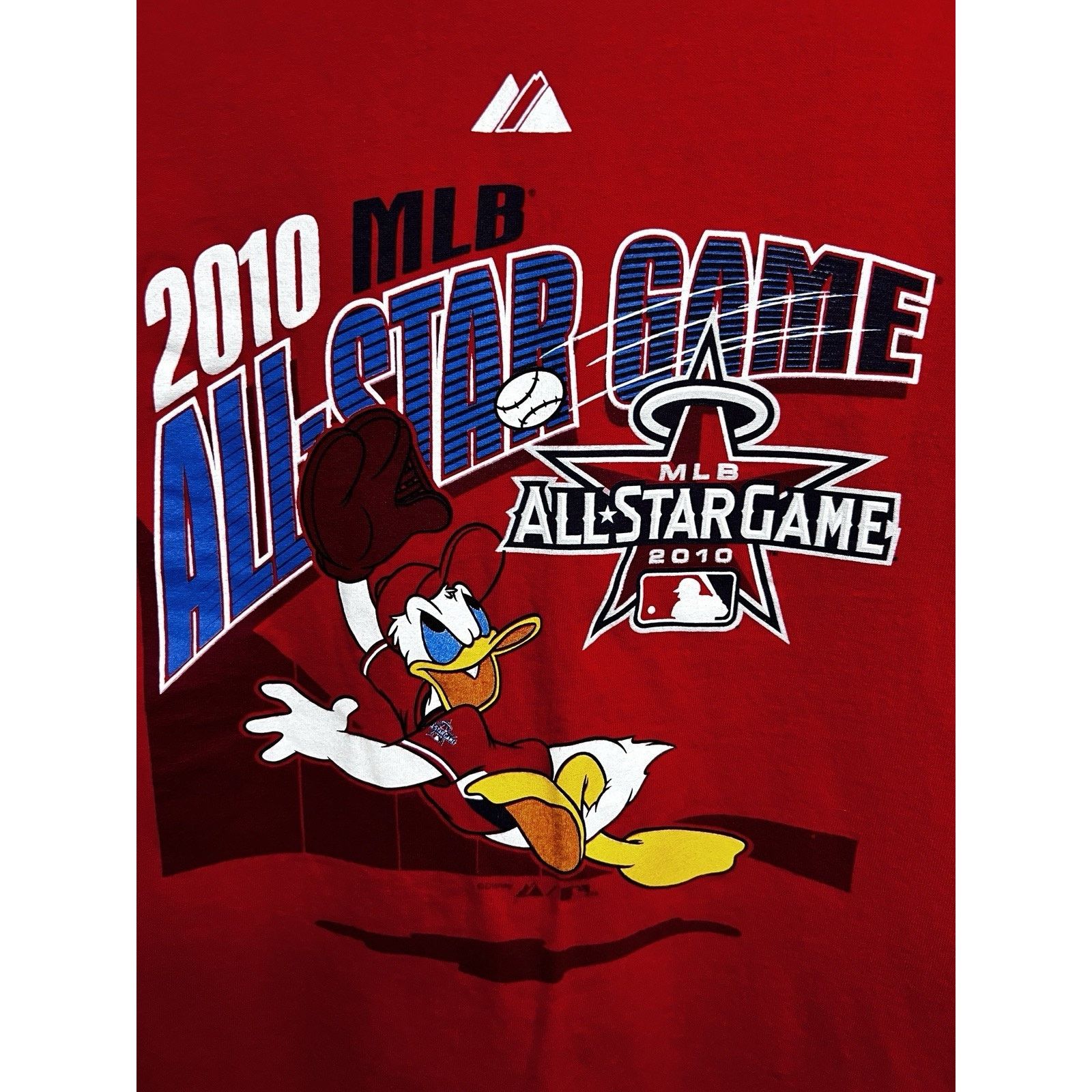 Majestic MLB All Star Game Majestic Donald Duck Red Graphic T-Shirt M Size M / US 6-8 / IT 42-44 - 5 Thumbnail
