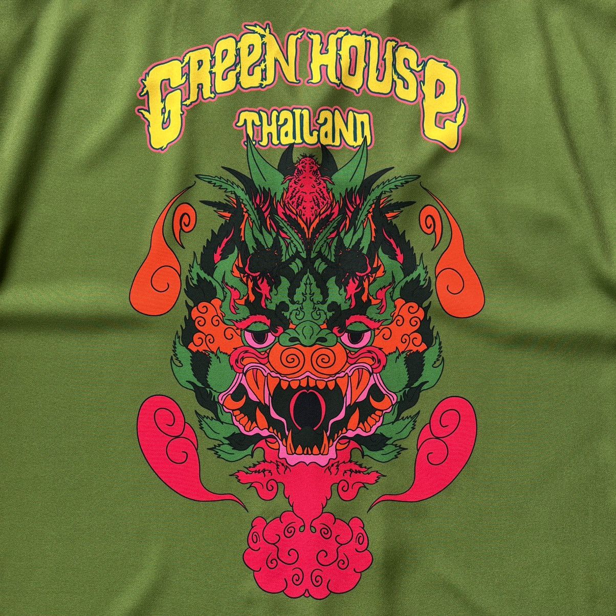 Other 🐉 Rare Green House Thailand Dragon Shirt Size US XXL / EU 58 / 5 - 3 Thumbnail