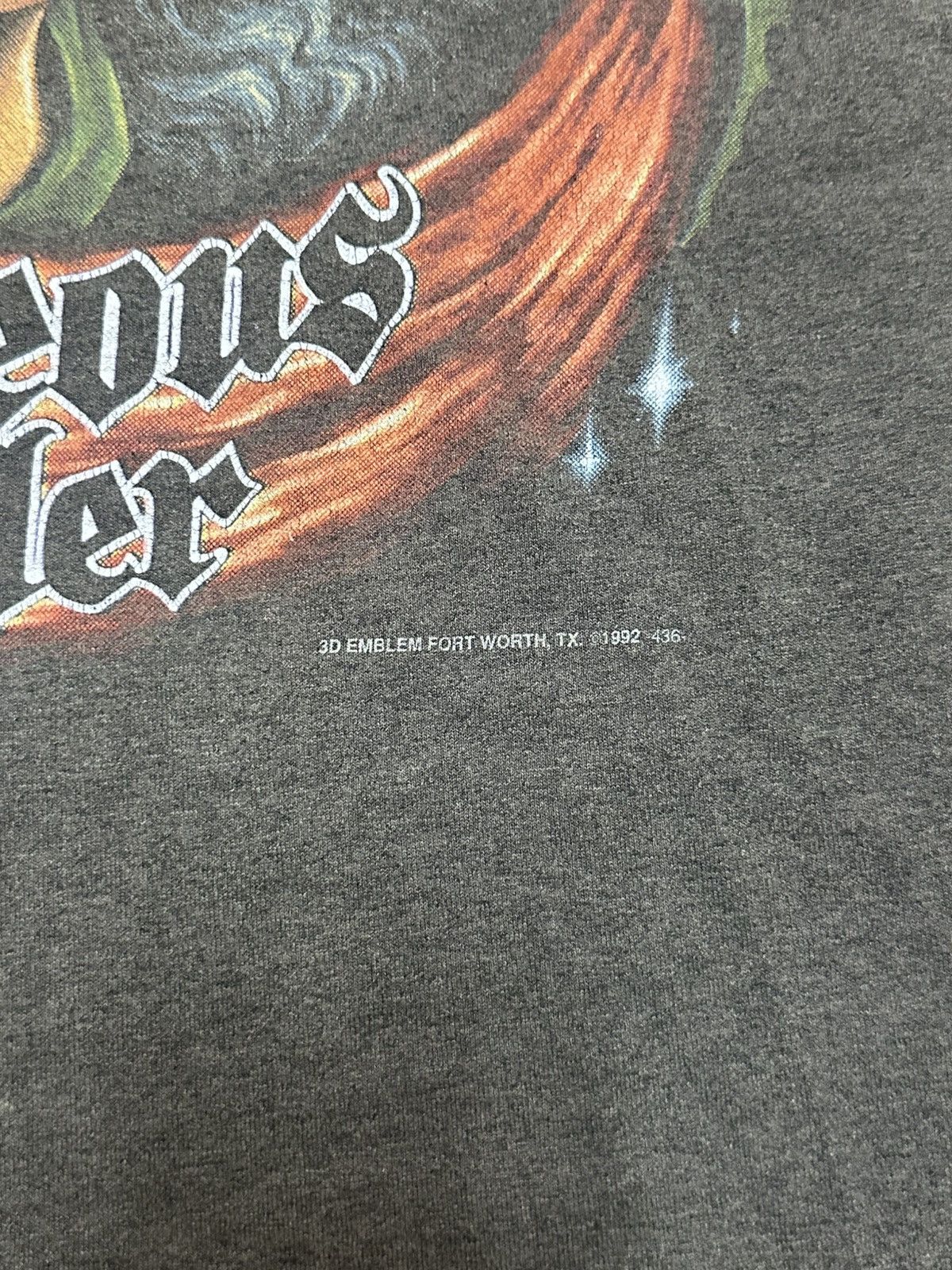 Harley Davidson × Vintage Vintage 3D Emblem Harley Davison Righteous Ruler T-Shirt VTG Size US M / EU 48-50 / 2 - 2 Thumbnail