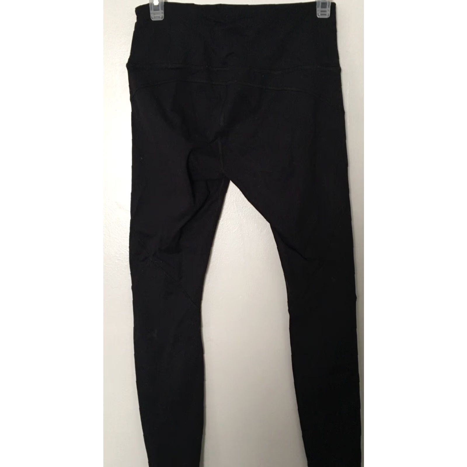 Vintage RBX Women's Black Yoga Pants Bottoms S Regular Elastic Waist Stretch Compression Pants Activewear Size 28" / US 6 / IT 42 - 3 Thumbnail