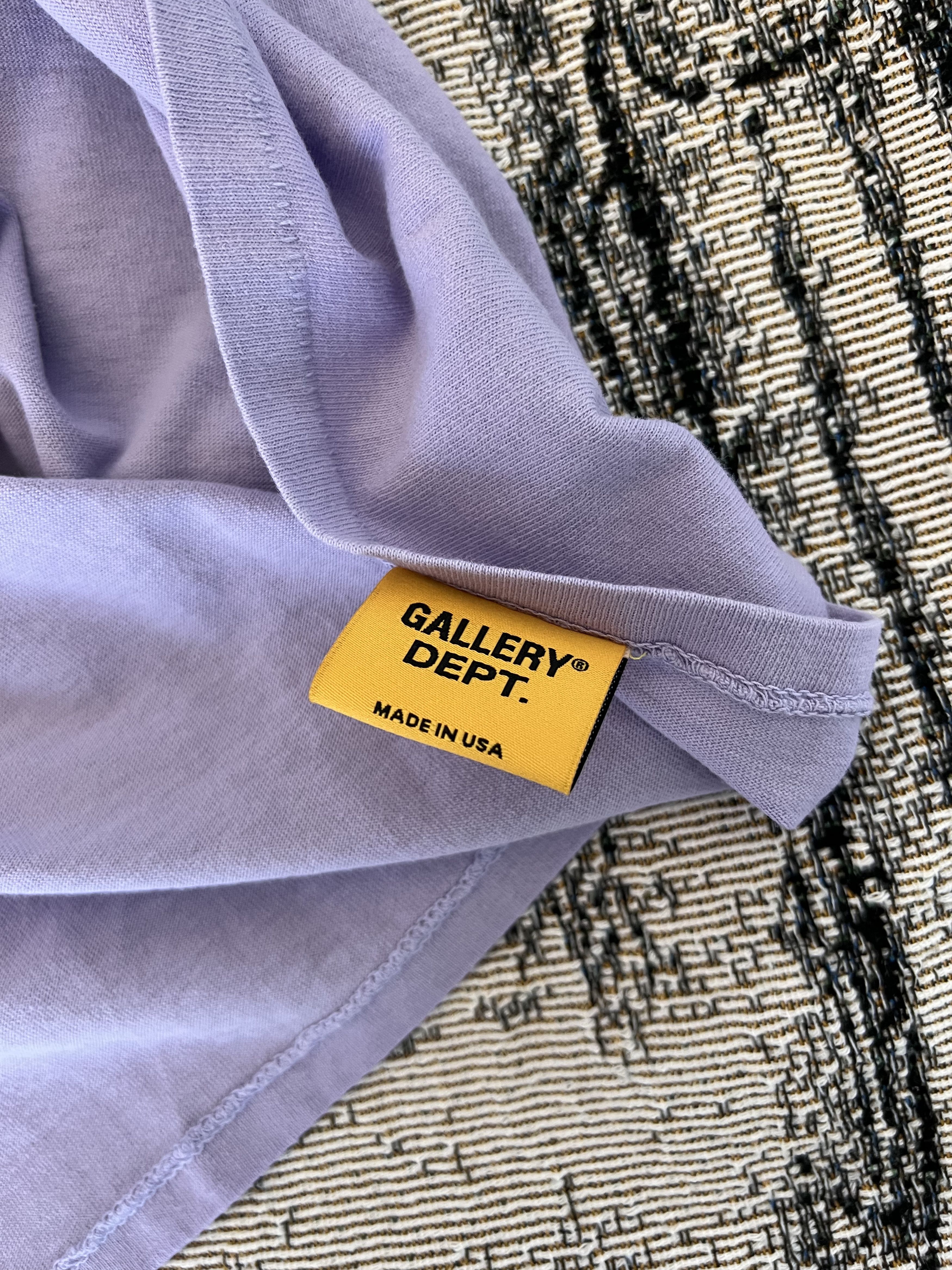 Gallery Dept. Gallery Dept Gym Logo Tee in Lilac Size US M / EU 48-50 / 2 - 6 Thumbnail