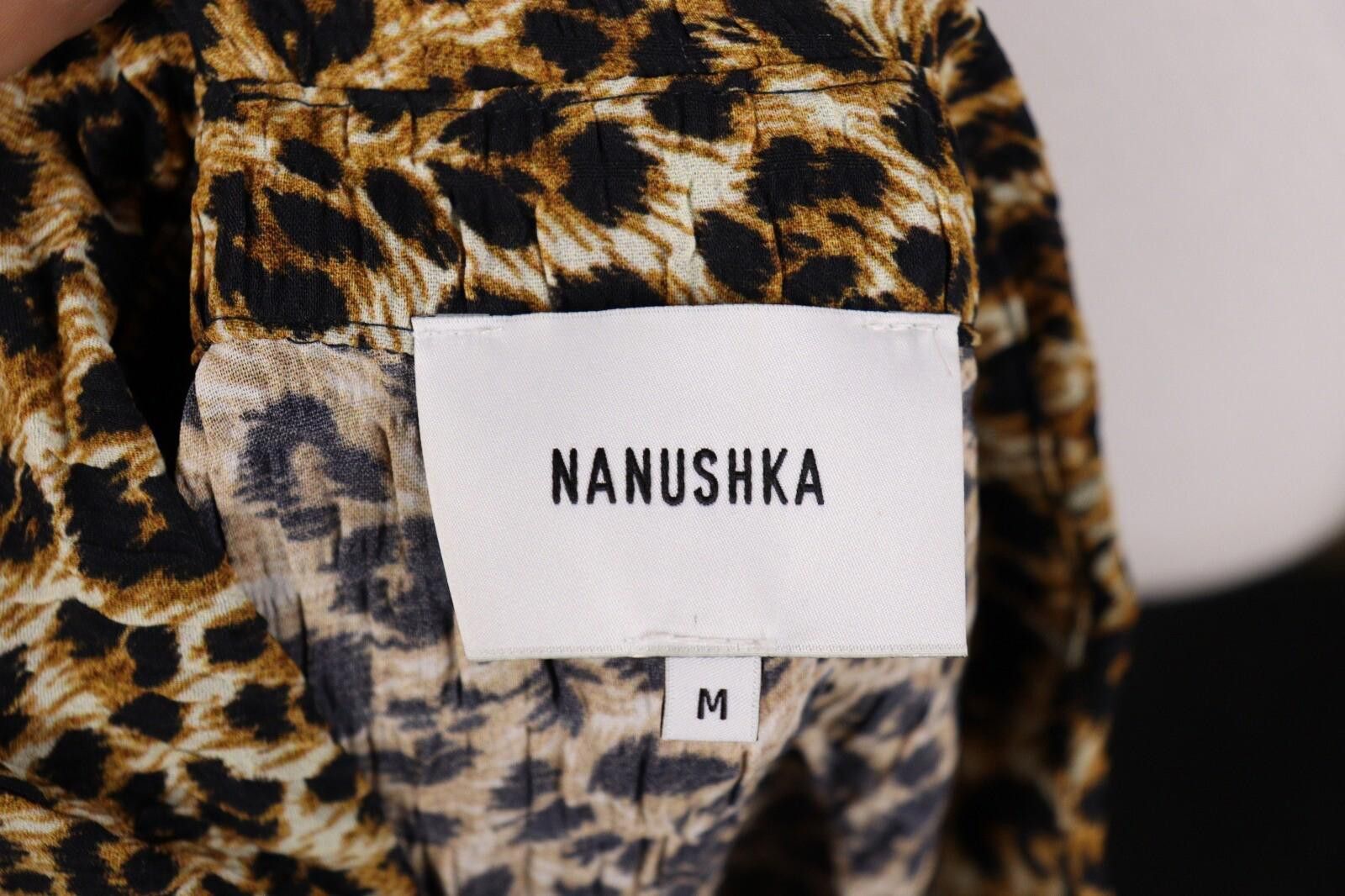 Nanushka Nanushka Leopard Print Top Button Down Blouse Shirt Size M Size M / US 6-8 / IT 42-44 - 8 Thumbnail