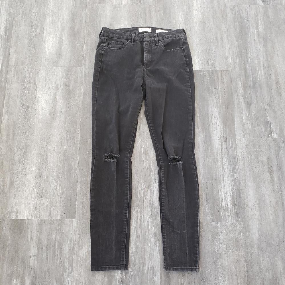 Designer Black Jessica Simpson Skinny Denim Pant Size 26" / US 2 / IT 38 - 1 Thumbnail