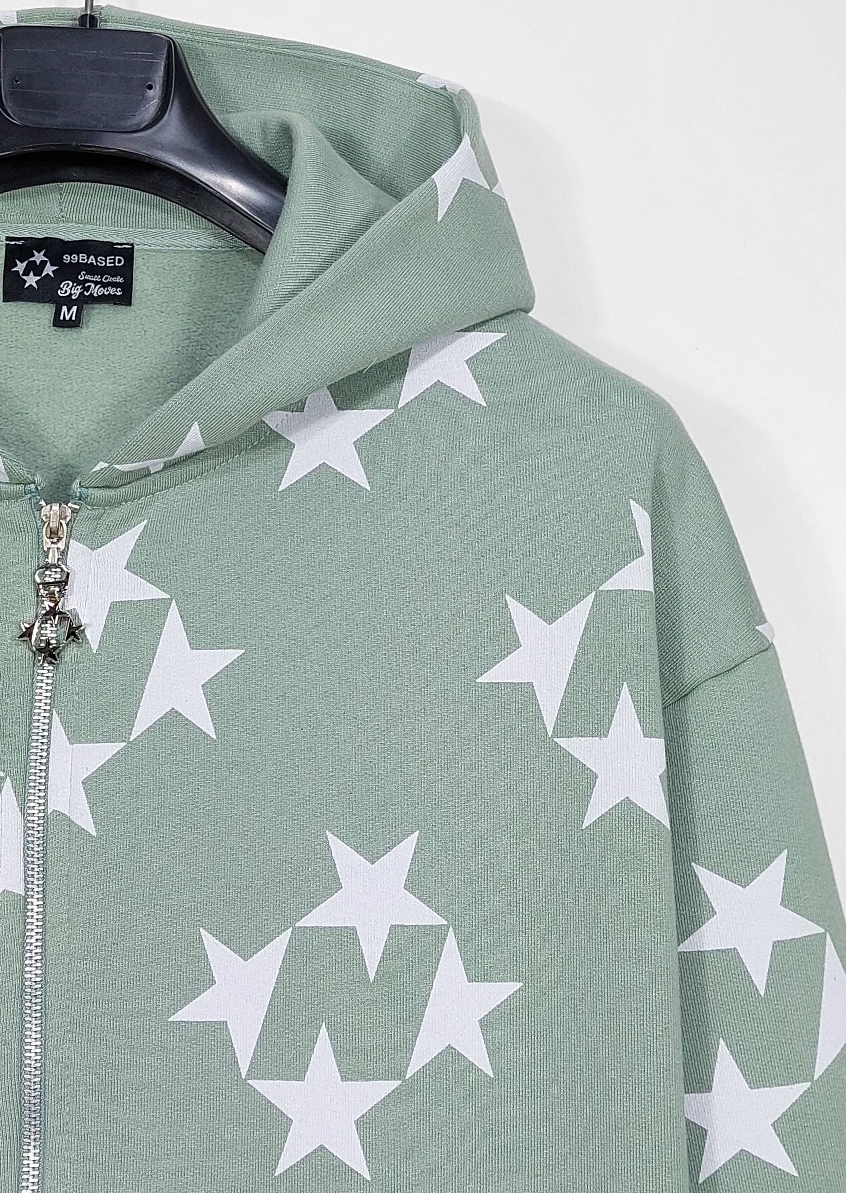 Other 99BASED monogram zip hoodie - turquoise M Size US M / EU 48-50 / 2 - 5 Thumbnail
