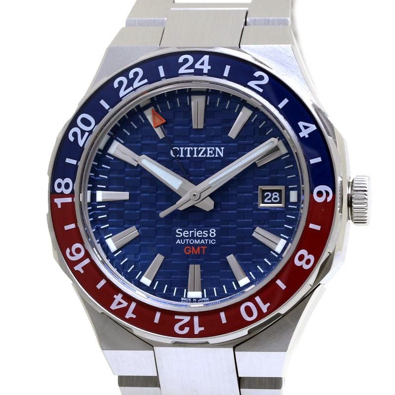 Other Citizen Blue Series 8 880 Mechanical Gmt Watch Nb6030-59L Metal Automatic Nb6030-59L, Men's