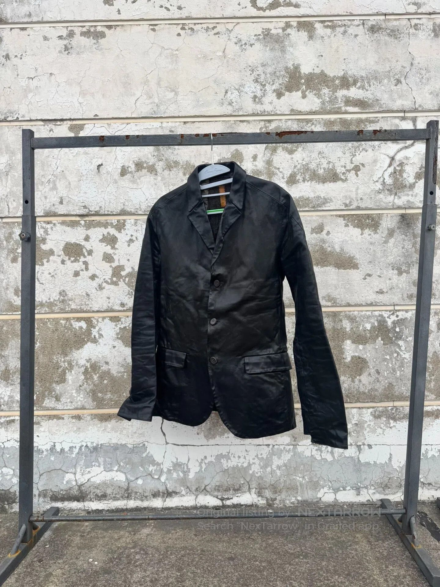Guidi × Layer-0 Guidi x Layer 0 horse leather aviator size 50