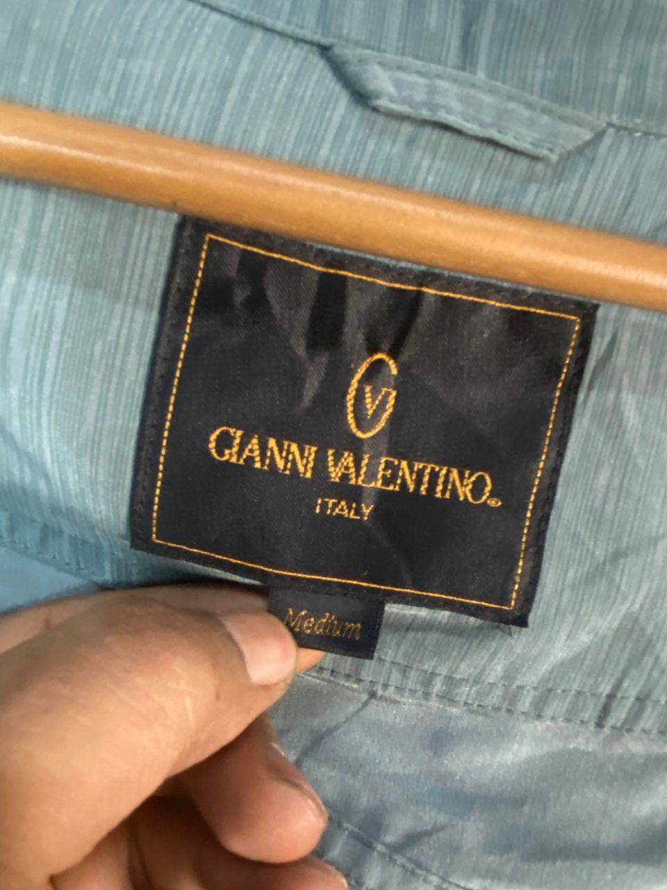 Japanese Brand Gianni Valentino small spellout zipper jacket Size US M / EU 48-50 / 2 - 4 Thumbnail
