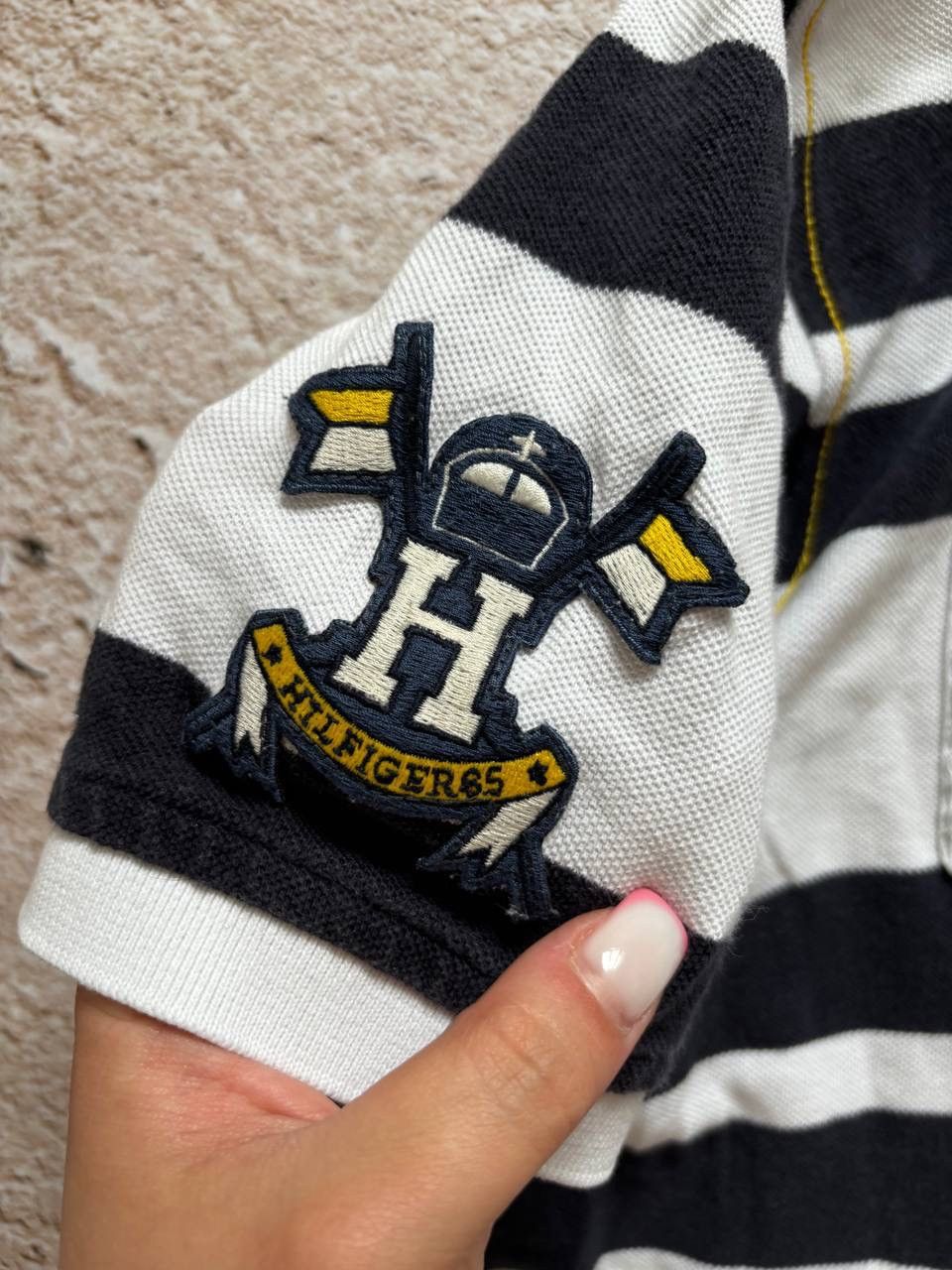 Japanese Brand × Vintage Polo Ralph Lauren style distressed rugby sweatshirt Size US L / EU 52-54 / 3 - 5 Thumbnail