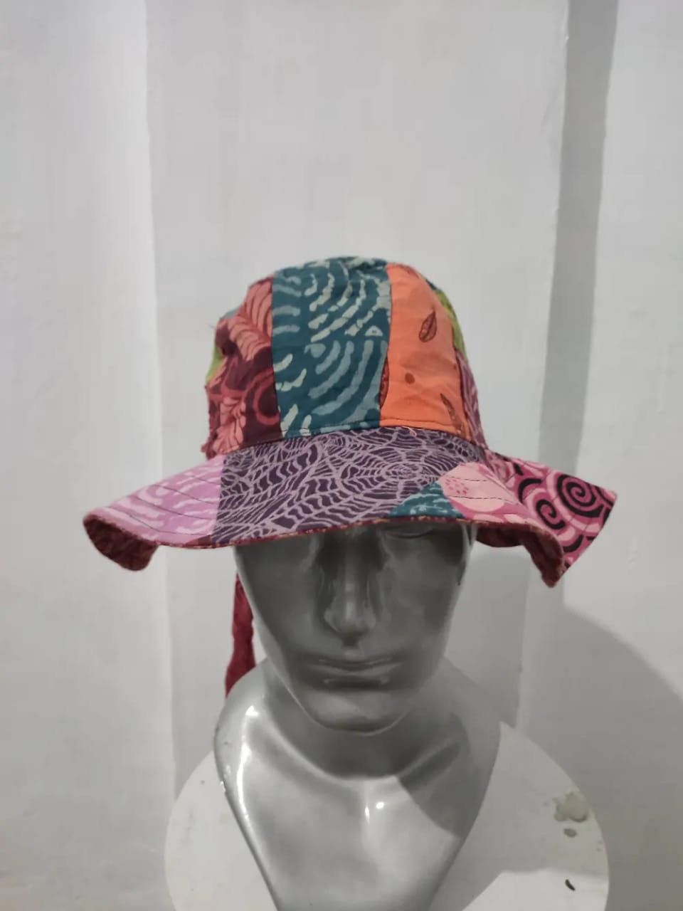 Other Unknown Japanese Patchwork Bucket Hats Size ONE SIZE - 3 Thumbnail