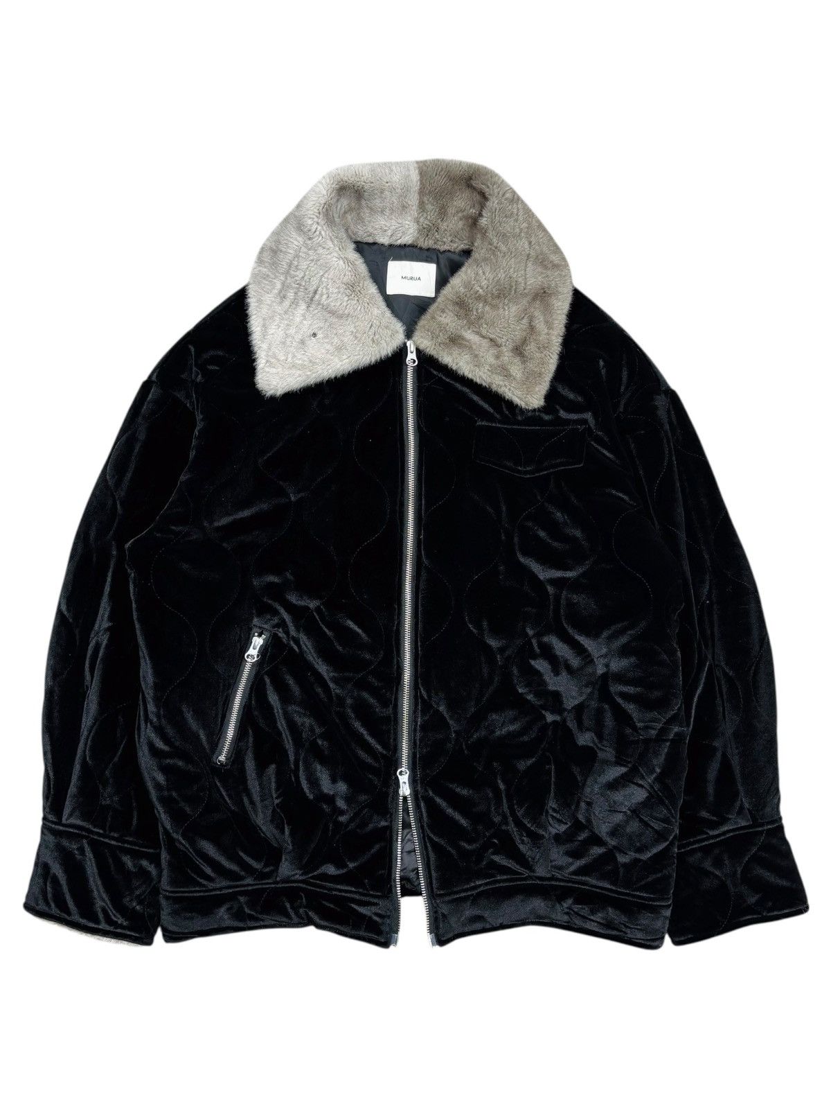 Tornado Mart Tornado Mart Fur Collared Red Jacket | Grailed