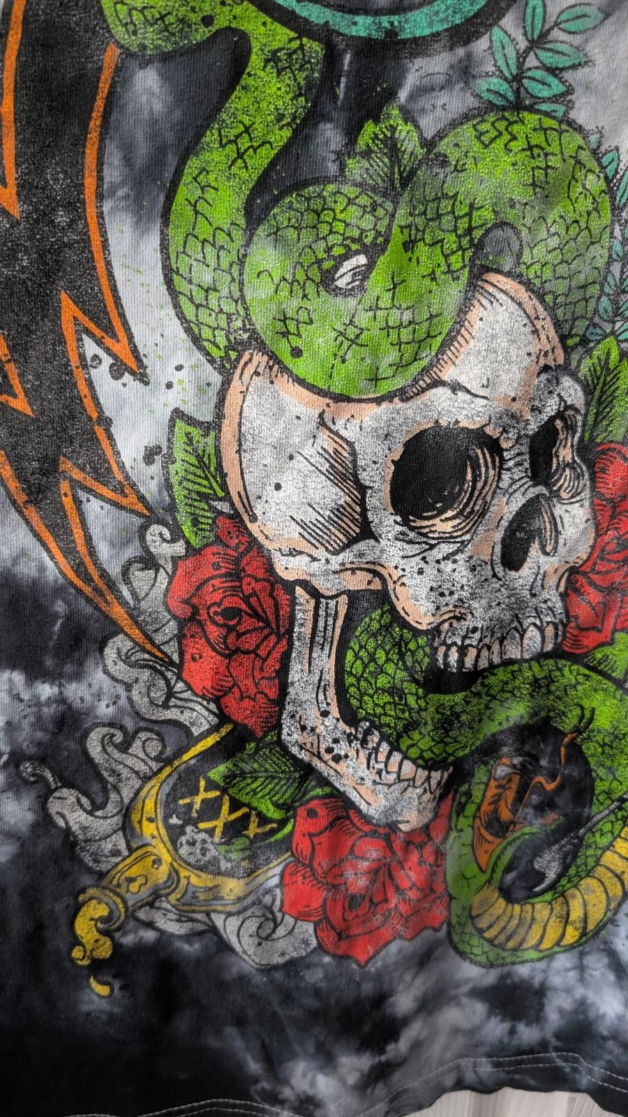 Other Poison Band T-Shirt Skull Snake Graphic Tie Dye Adult Small Size US S / EU 44-46 / 1 - 6 Thumbnail