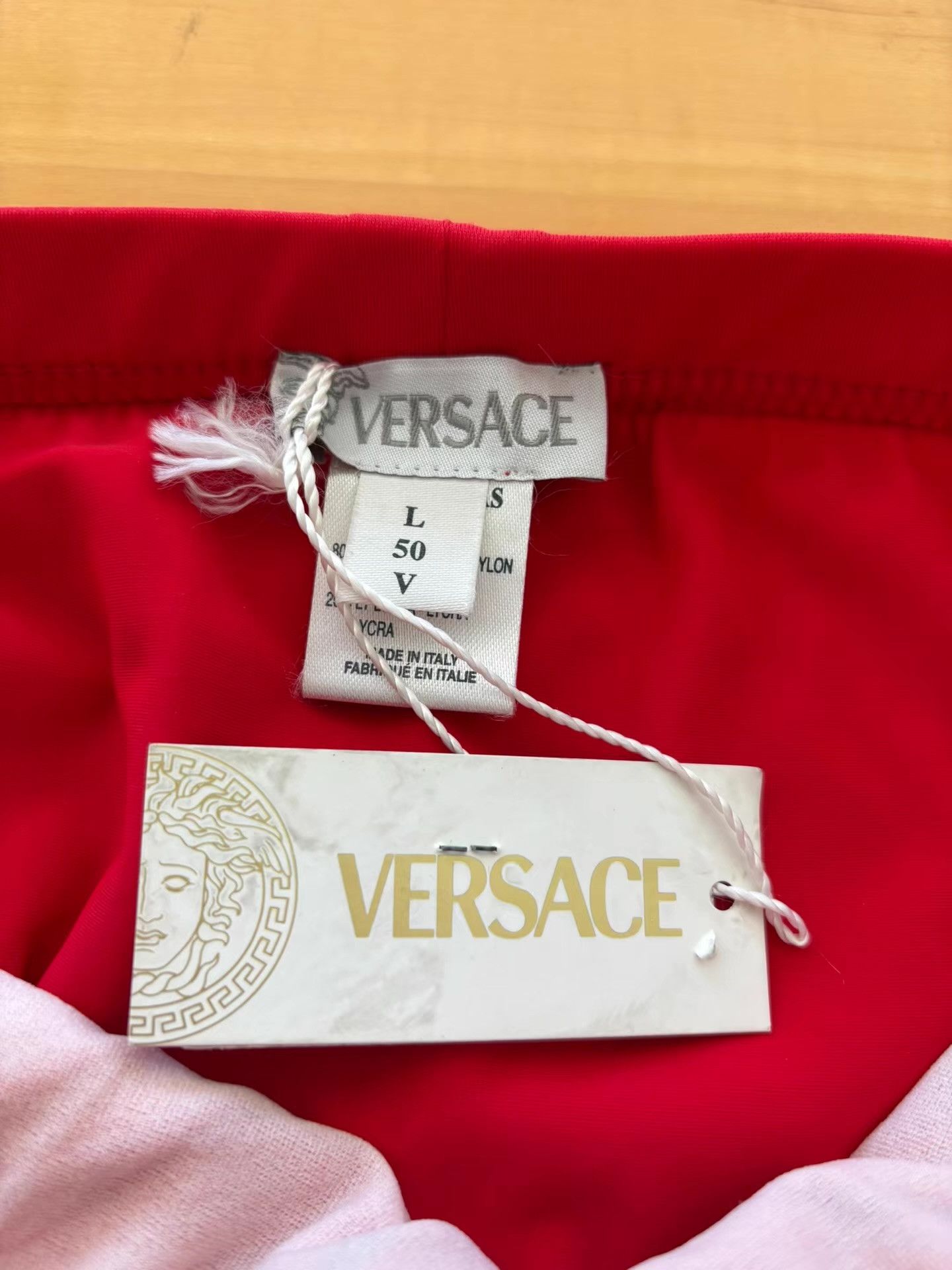 Versace Versace Men's Square-Cut Swim Trunks Ｑ21 Size US 36 / EU 52 - 4 Thumbnail