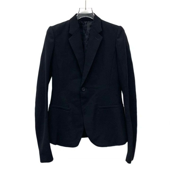 Rick Owens Rick Owens Black Wool Lapel Single-Button Blazer Size US M / EU 48-50 / 2 - 1 Thumbnail