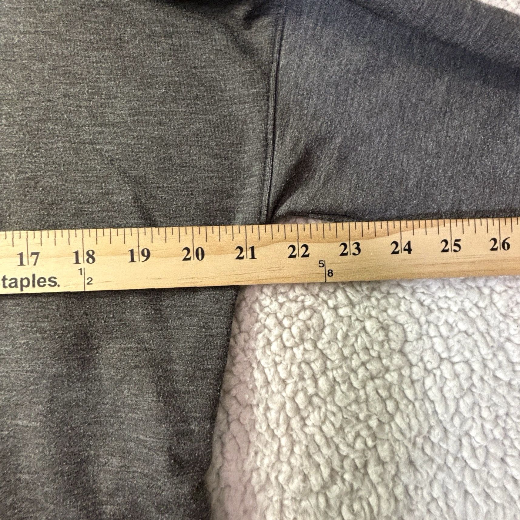 Under Armour Under Armour Womens XL Heather Gray Pink Fleece Mock Neck Long Sleeve Pullover Sweatshirt Size XL / US 12-14 / IT 48-50 - 7 Thumbnail