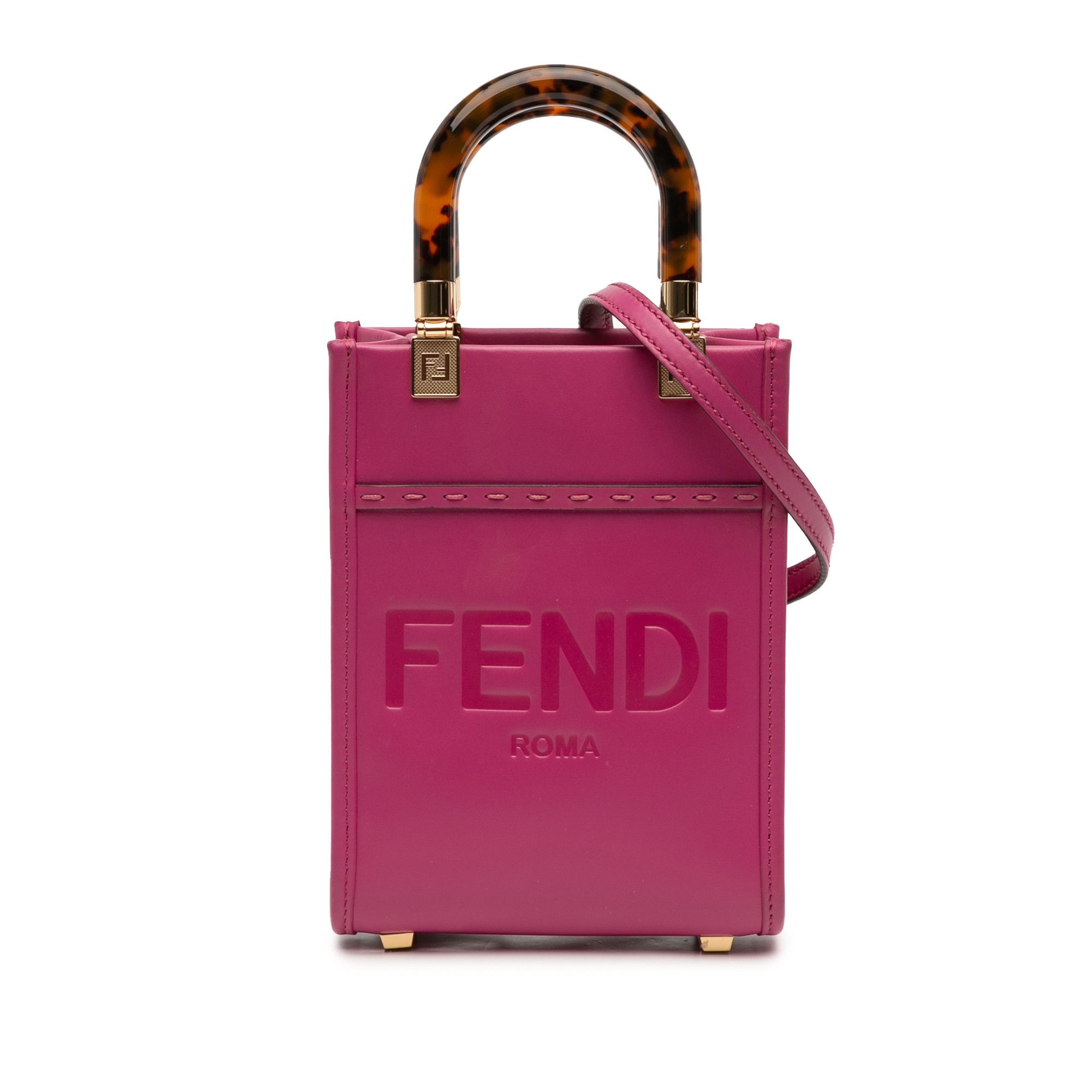 Fendi Fendi Mini Leather Sunshine Shopper Tote Size ONE SIZE - 1 Thumbnail
