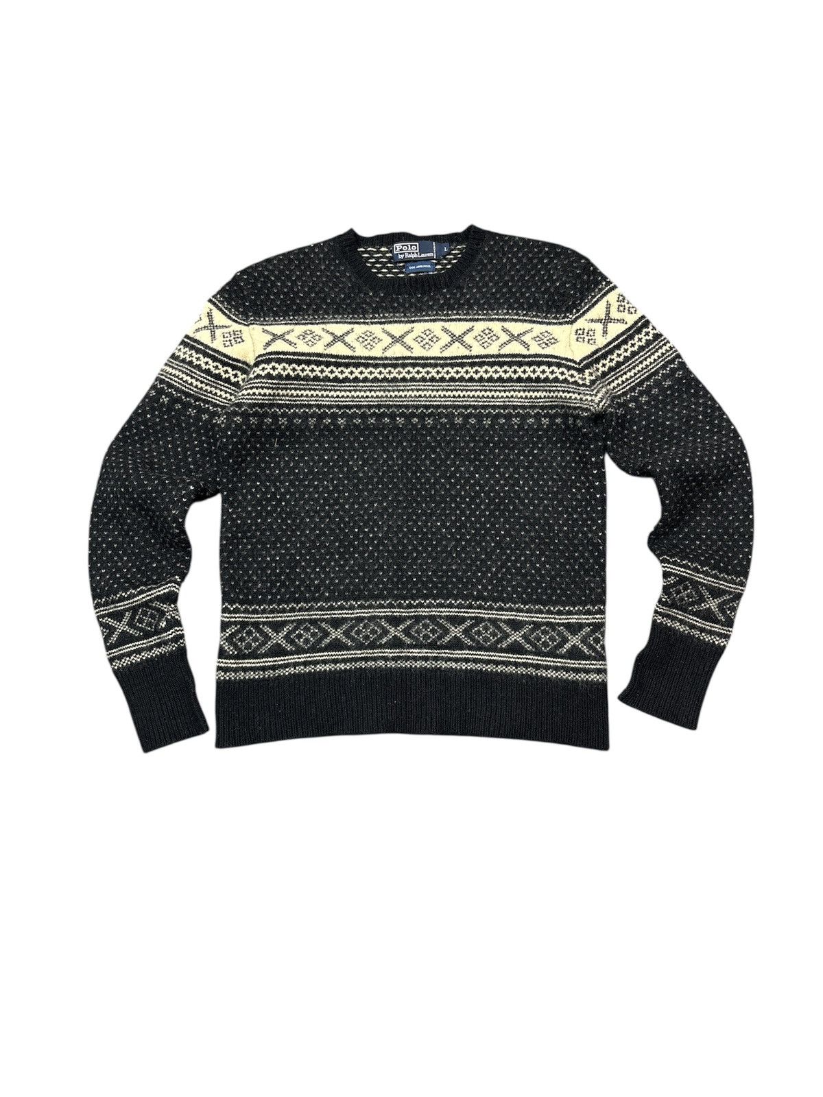 Polo Ralph Lauren 90s Vintage Polo Ralph Lauren Sweater Lambs Wool Knit Jumper Size US S / EU 44-46 / 1 - 4 Thumbnail