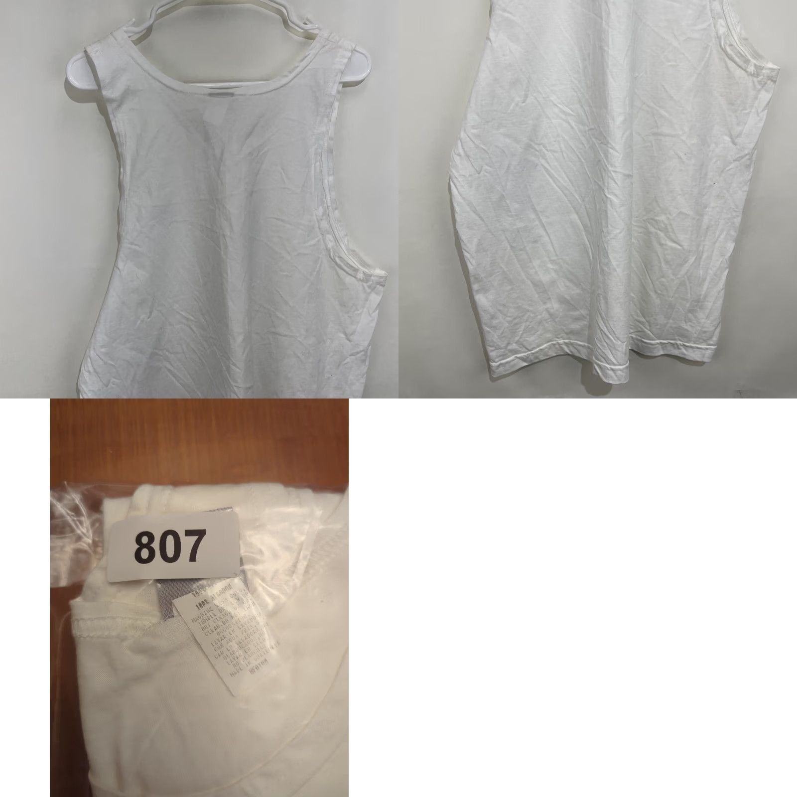 Vintage VINTAGE Franklin Sports Sleeveless Shirt Tank Top White M Medium Basketball 90s Mens Sleeveless Tank Shirt Size US M / EU 48-50 / 2 - 9 Thumbnail