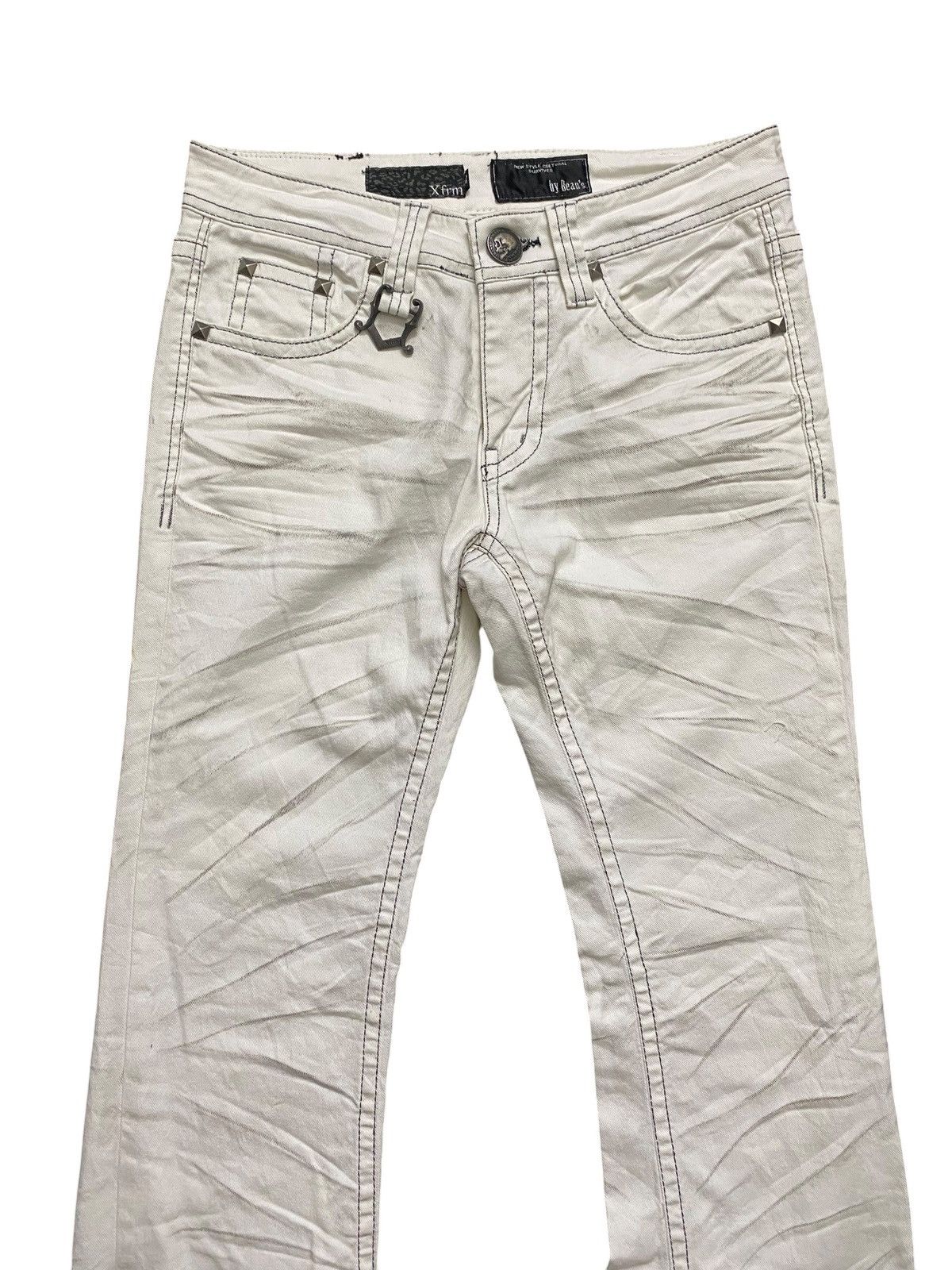 If Six Was Nine Xfrm Flared White Whisker Denim Size US 30 / EU 46 - 3 Thumbnail