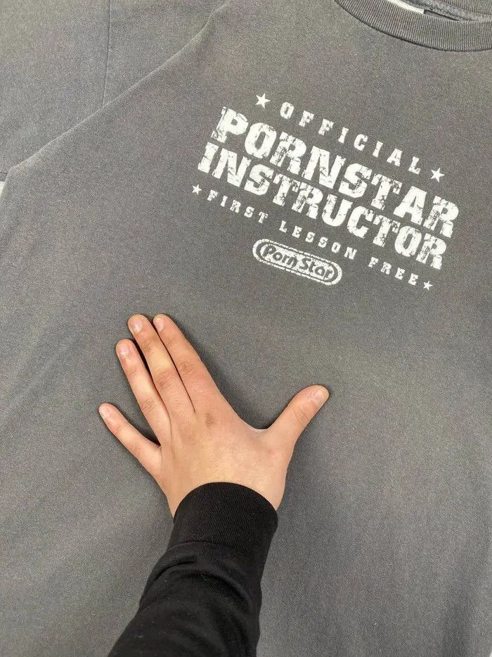 Vintage Vintage Pornstar T Shirt Pornstar Instructor Y2K Size US M / EU 48-50 / 2 - 3 Thumbnail