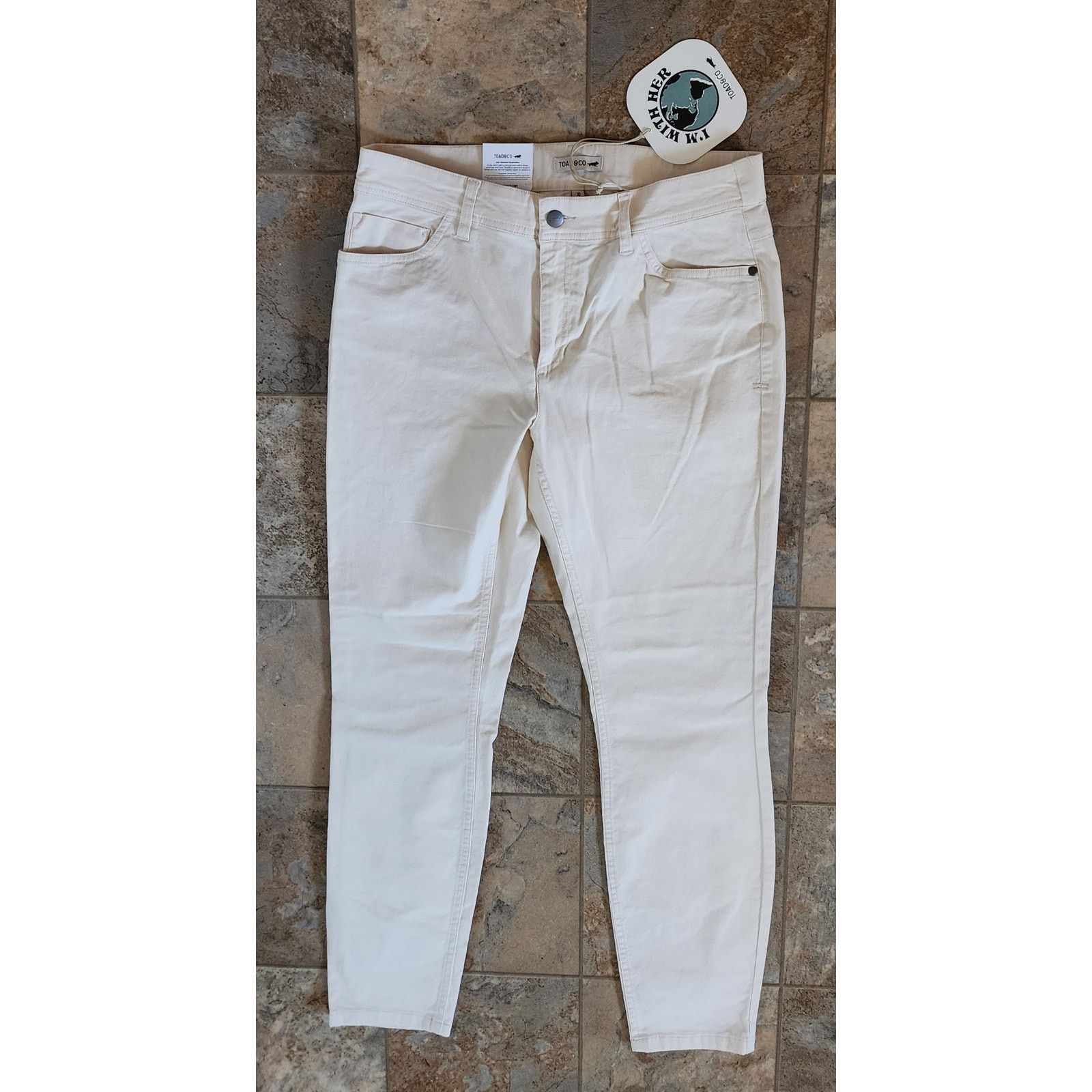 Toad&Co Denim Ankle Crop Jeans. Toad & Co Earthworks Ankle Pant Size 32" / US 10 / IT 46 - 1 Thumbnail